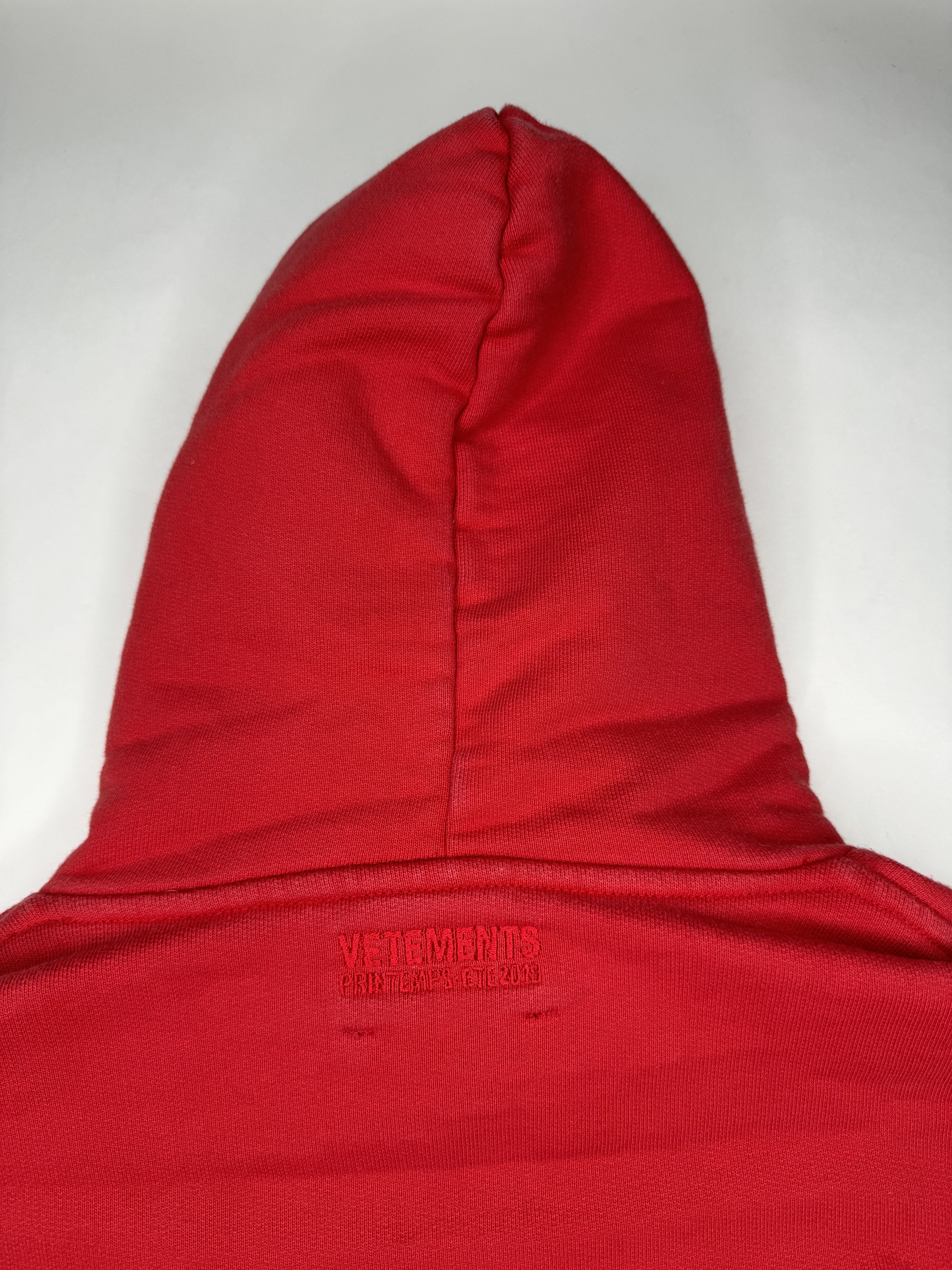 Tommy Hilfiger × Vetements Vetements x Tommy Hilfiger Logo Hoodie Red Size US XS / EU 42 / 0 - 4 Thumbnail