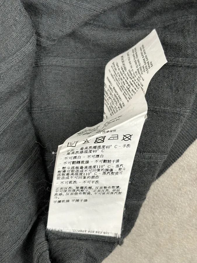 Emporio Armani AW2018 Emporio Armani Grey Mnimalist Sweater Size US S / EU 44-46 / 1 - 8 Thumbnail