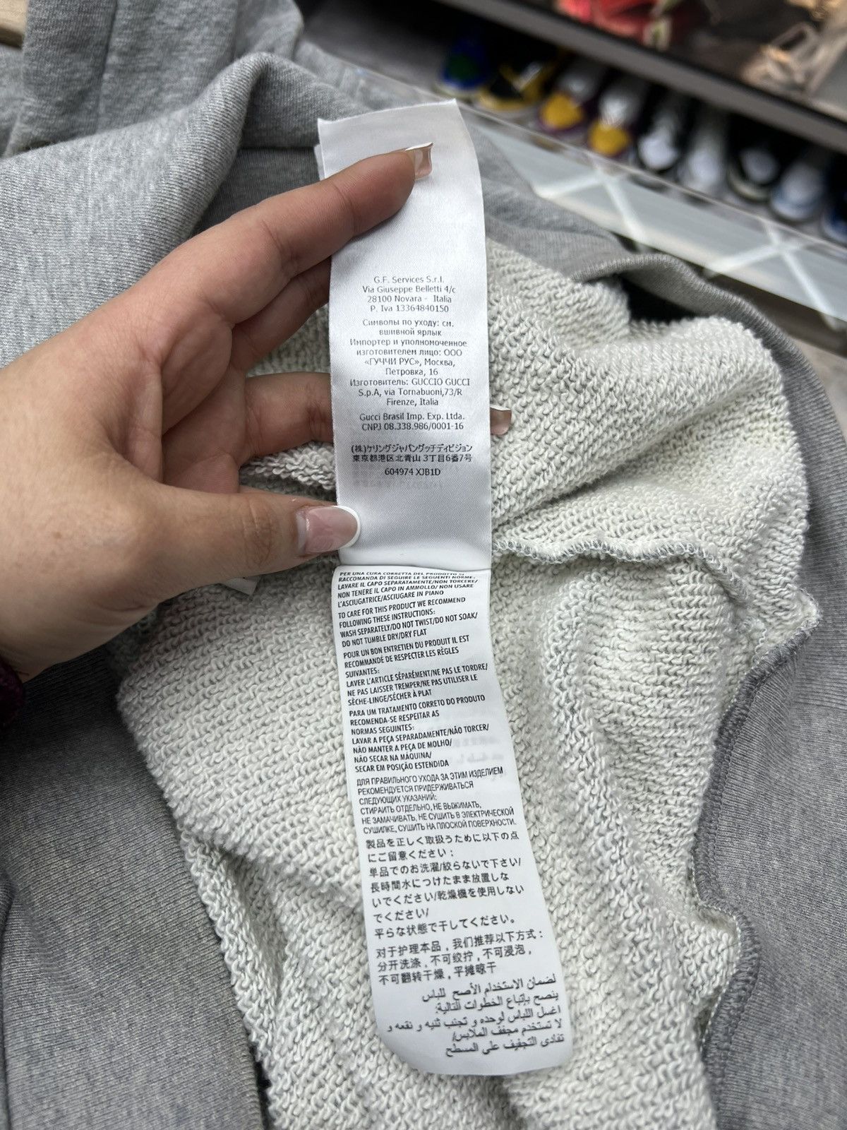 Gucci Gucci Grey Pullover Hoodie Size US XL / EU 56 / 4 - 12 Thumbnail