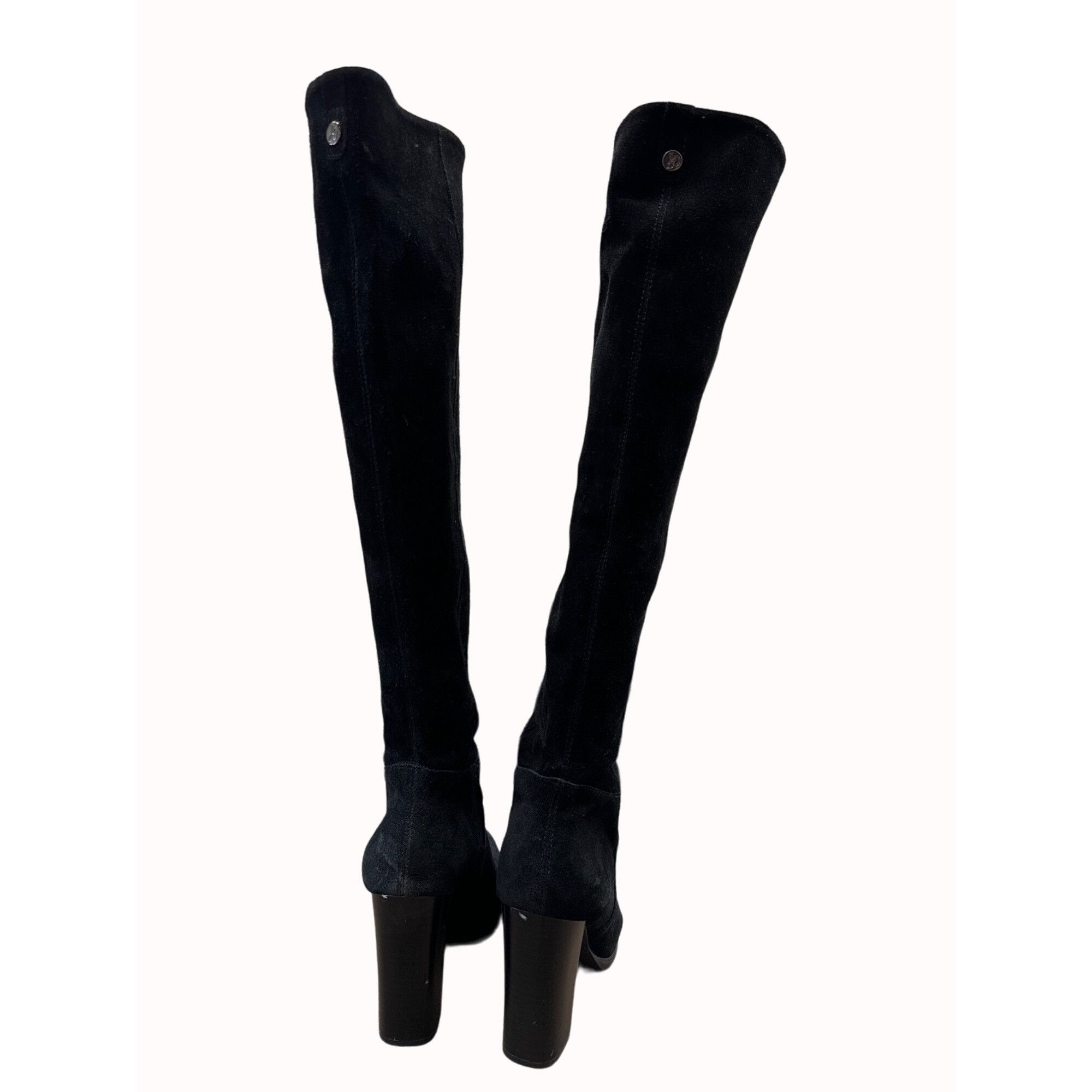 Sam Edelman Sam Edelman women’s black leather OTK boots size 7.5m SKU 62 Size US 7.5 / IT 37.5 - 4 Thumbnail