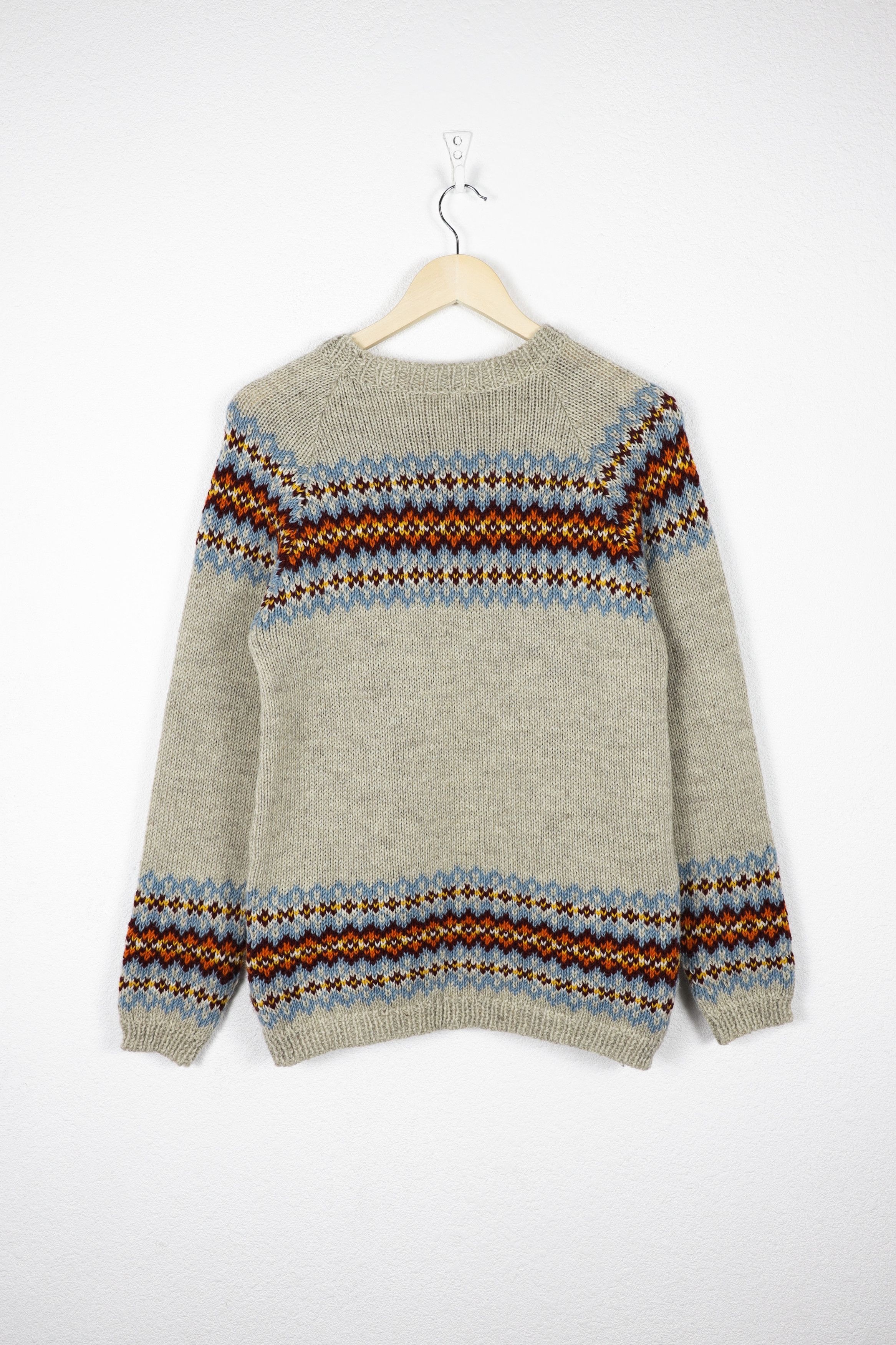 Other Pachamama Handknit Ornament Wool Sweater Avant Garde Size S / US 4 / IT 40 - 9 Thumbnail