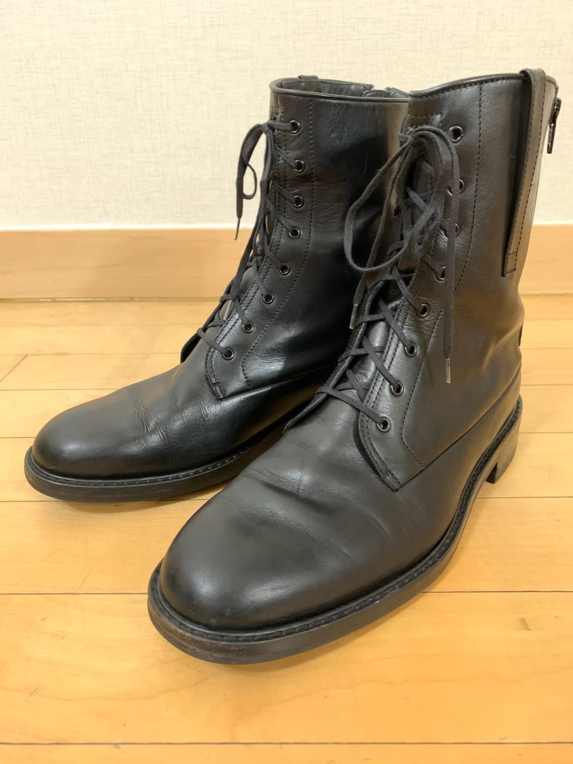 Dior Archive 02FW 'REFLEXION' Back-Zip Combat Boots Size US 9 / EU 42 - 2 Thumbnail