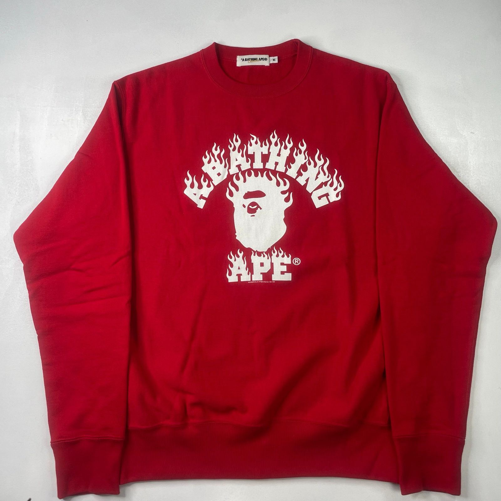 Bape 2009 BAPE Flame Logo Crewneck Size US M / EU 48-50 / 2 - 1 Thumbnail