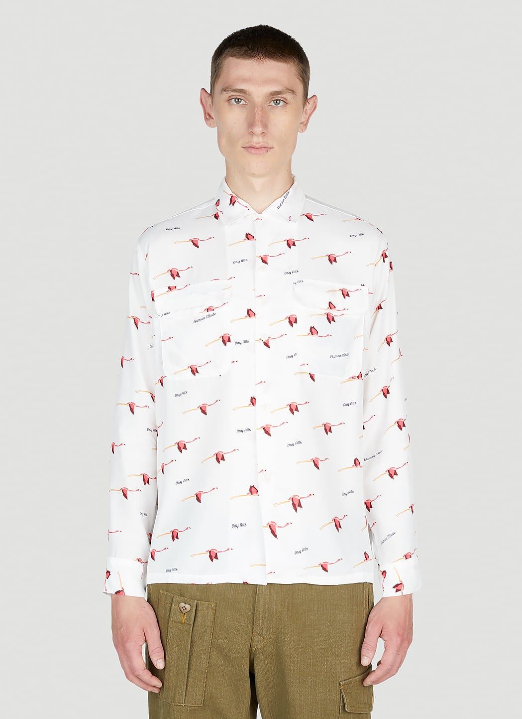 Human Made Flamingo Shirt Size US XL / EU 56 / 4 - 1 Thumbnail