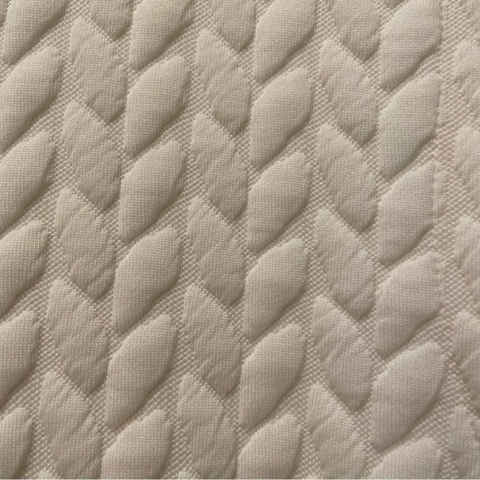 Loft Ann Taylor LOFT White Quilted Dress 0 Size XS / US 0-2 / IT 36-38 - 10 Thumbnail