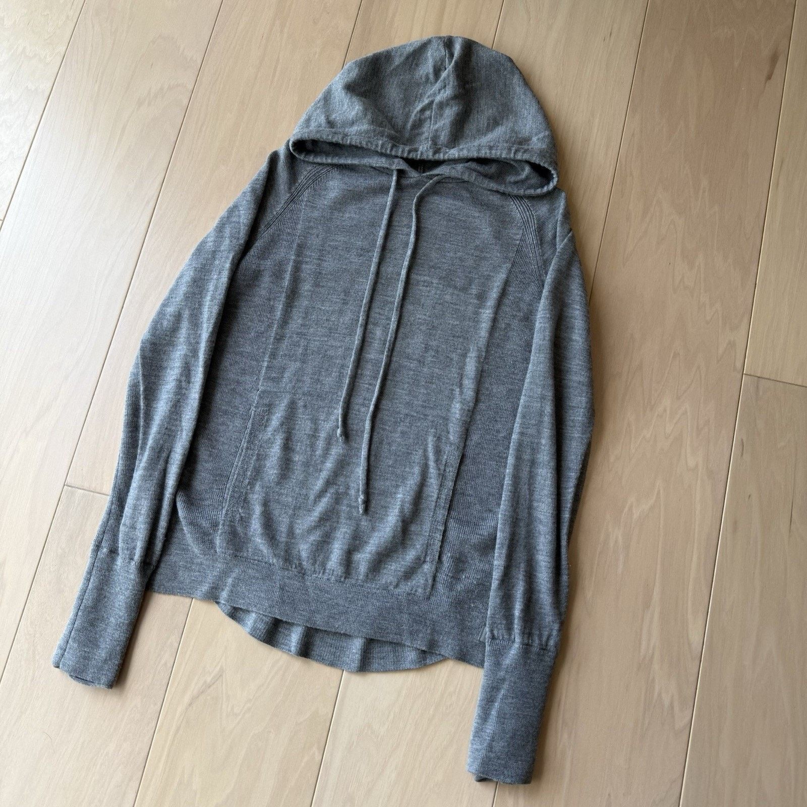 Lululemon Lululemon Merino Wool Hoodie Womens 4 Gray Hooded Pullover Size S / US 4 / IT 40 - 10 Thumbnail
