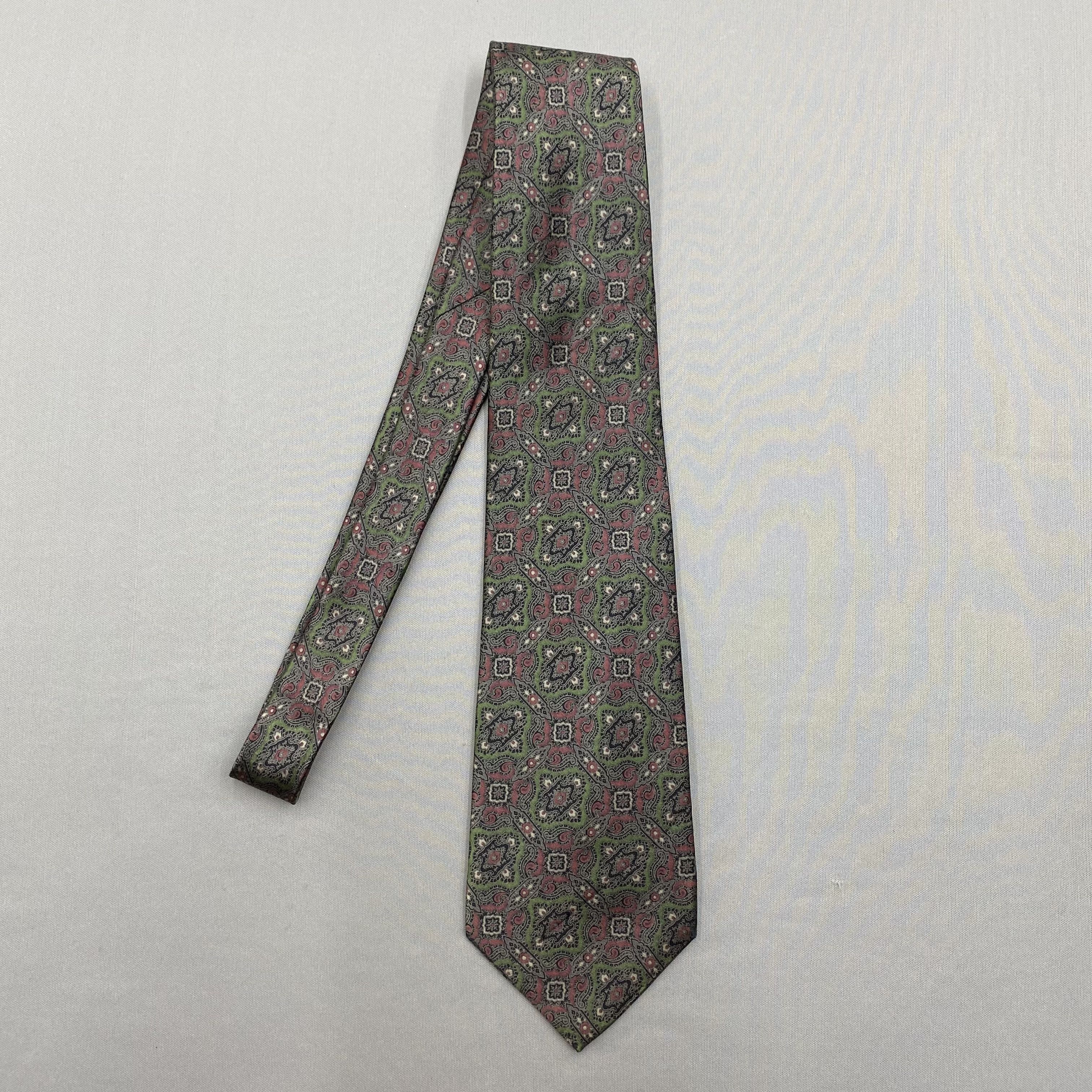Japanese Brand Vintage Christian Dior SILK Necktie Cravate Pure Silk Size ONE SIZE - 4 Thumbnail