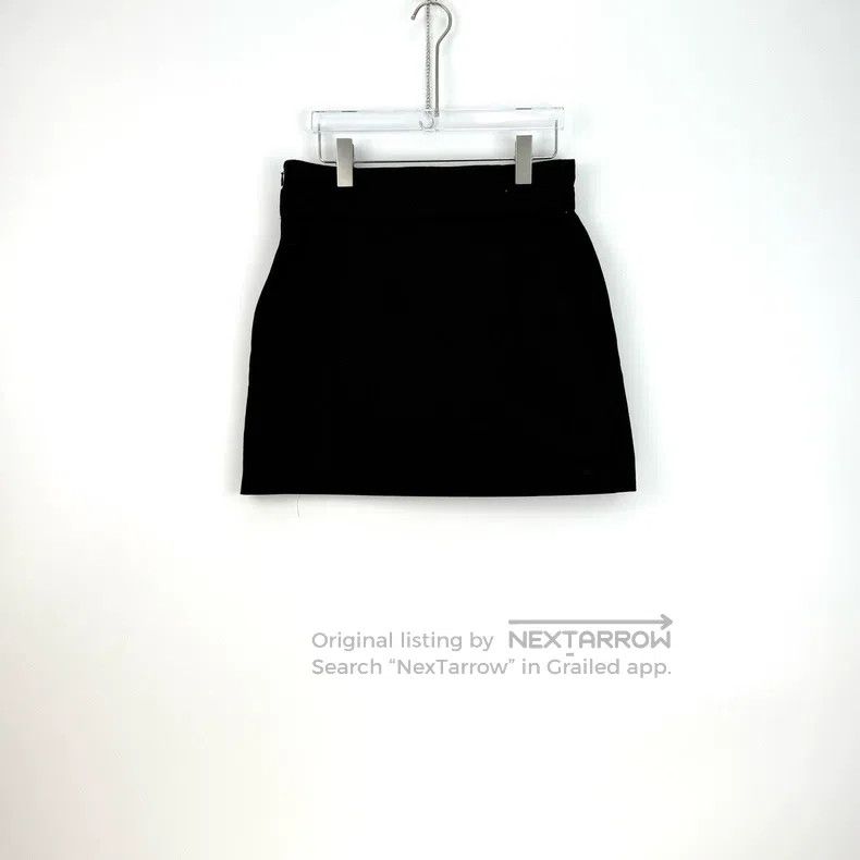Prada Prada SizeS Black metallic button skirt Size 42" / US 20 - 4 Thumbnail