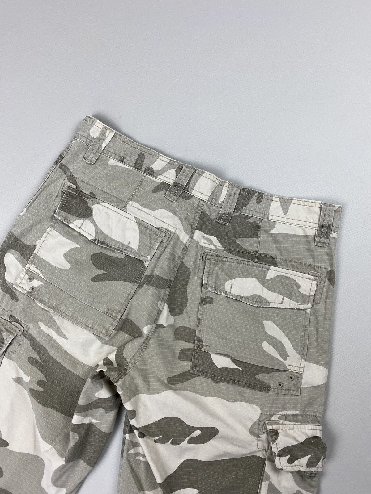 Schott Schott vintage men’s military cargo camo rip stop shorts Size US 32 / EU 48 - 21 Thumbnail