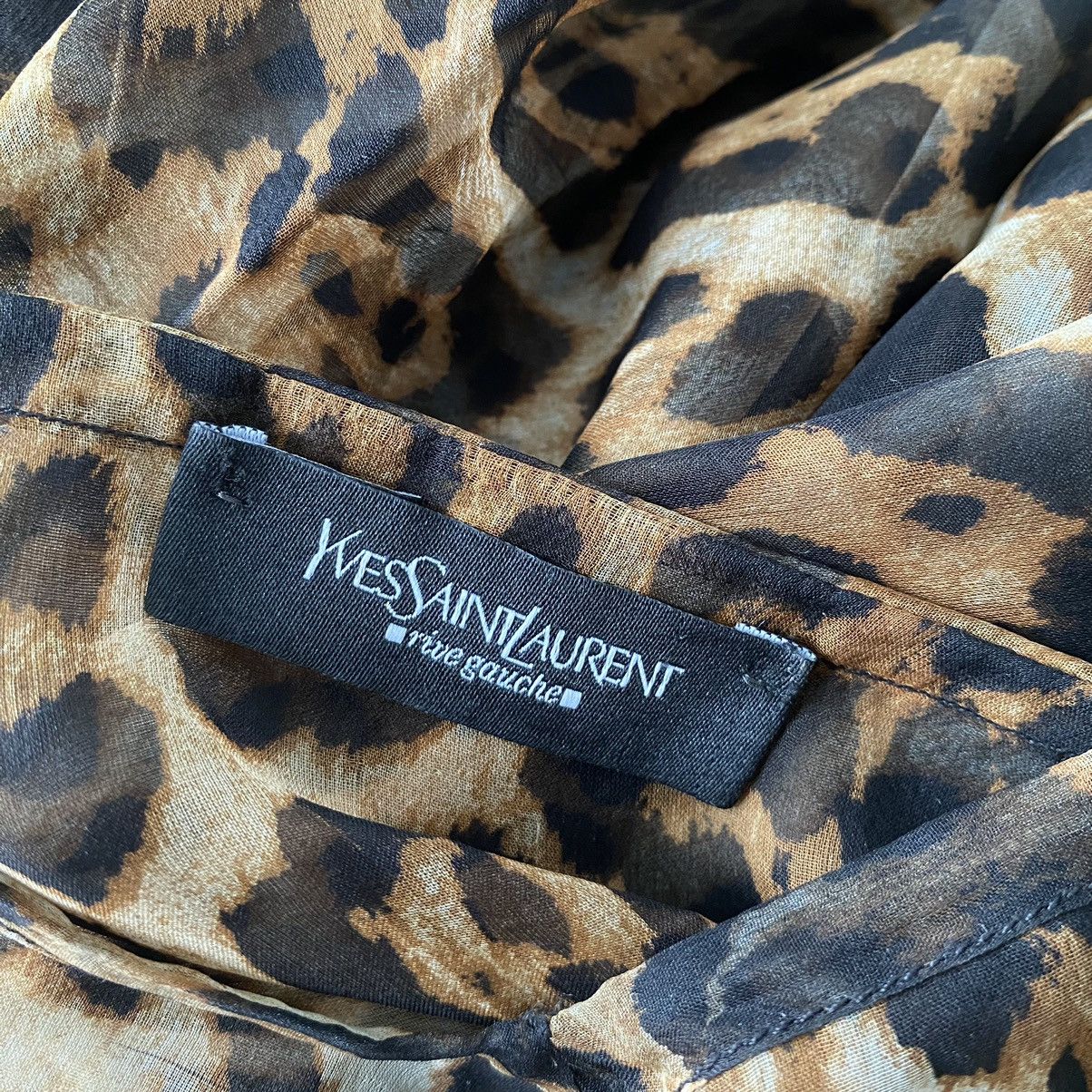 Yves Saint Laurent SS2002 Yves Saint Laurent leopard-print Silk Kaftan Size ONE SIZE - 7 Thumbnail