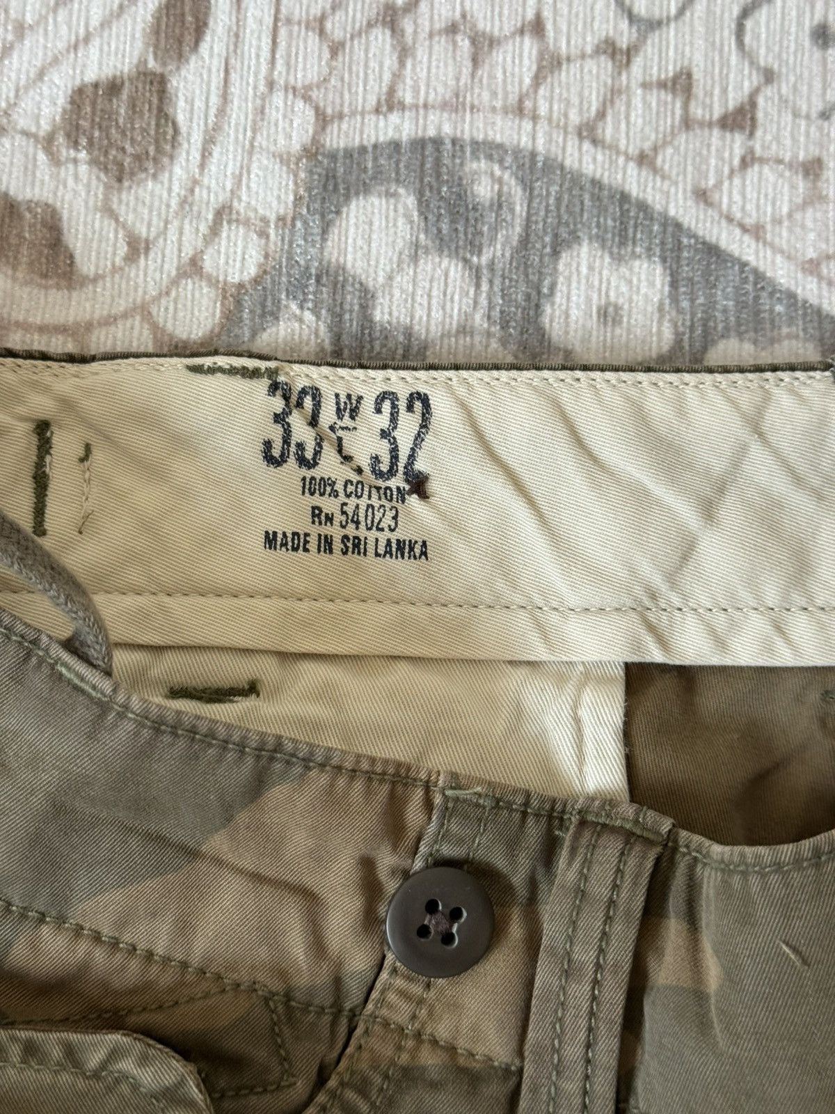 Other Vintage Camo Cargo Military Pants With Adjustable Straps Size US 33 - 8 Thumbnail
