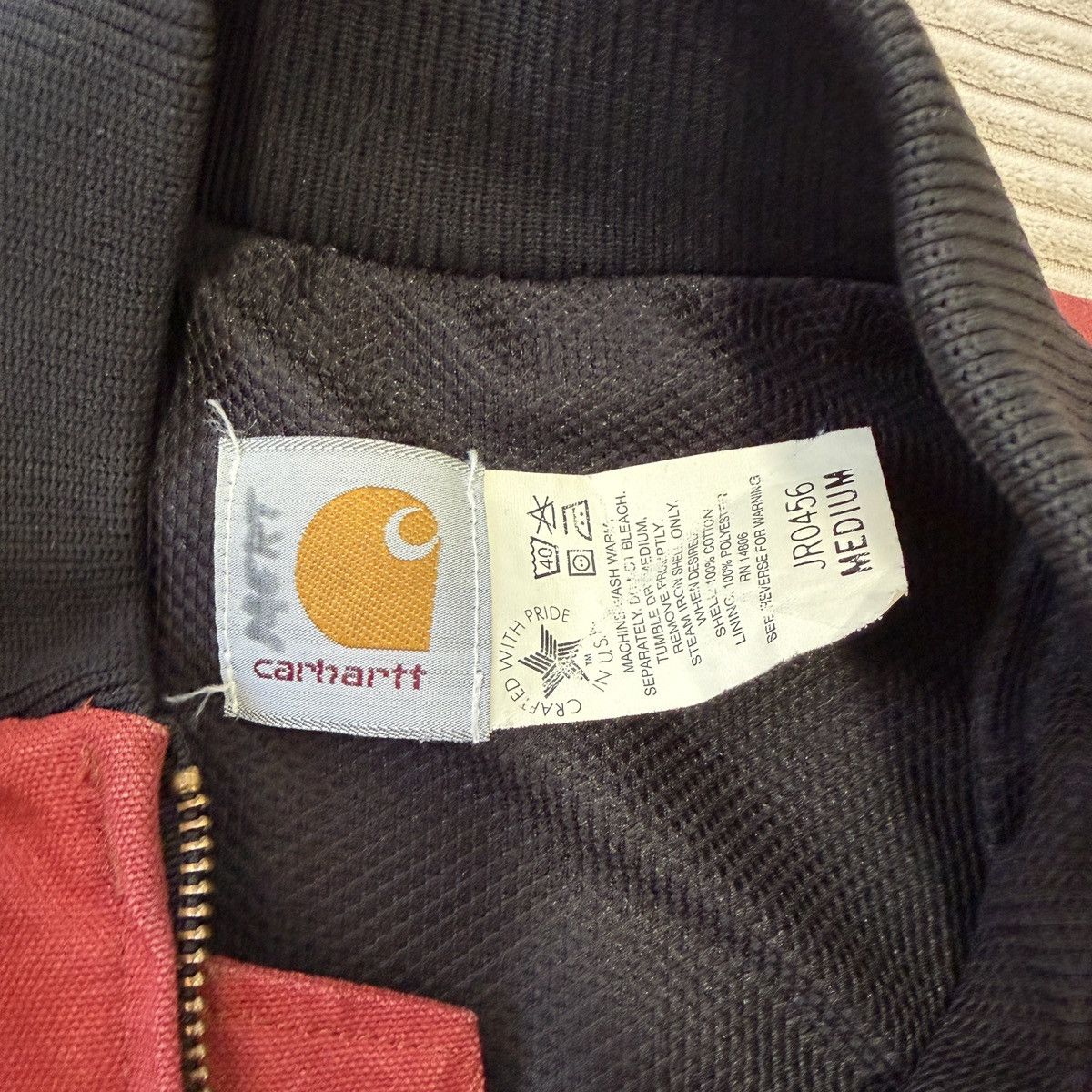 Carhartt VTG Carhartt Santa Fe Aztec Jacket Red Medium JR0456 Size US M / EU 48-50 / 2 - 3 Thumbnail