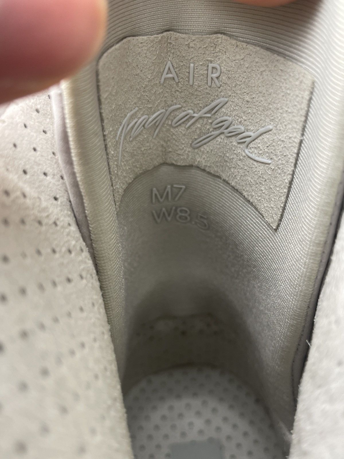 Fear of God × Nike Nike Air Fear of God 1 Light Bone (Friends & Family) Size US 7 / EU 40 - 6 Thumbnail