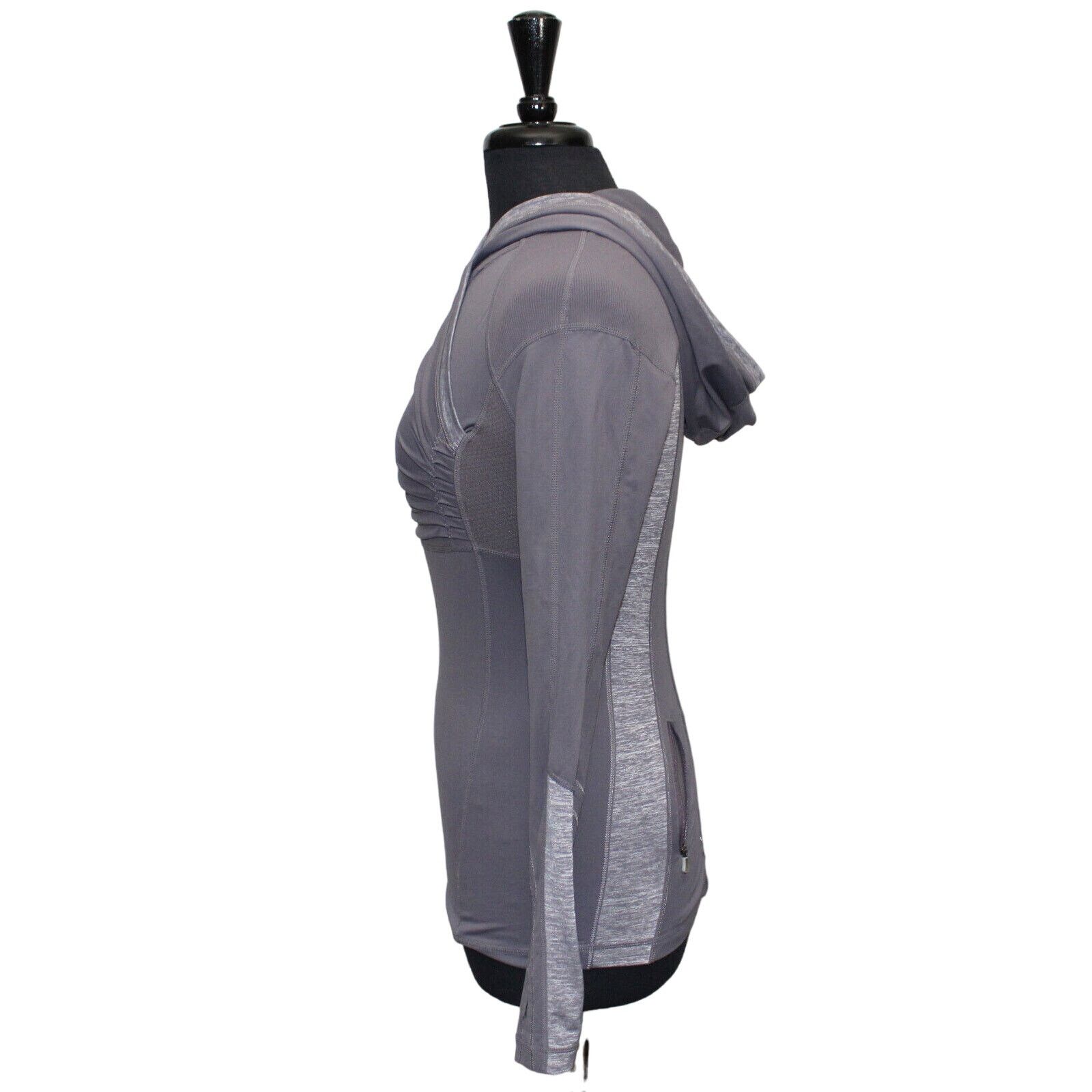Lululemon LULULEMON Cross Train Hooded Pullover Gray Top Size XS Size XS / US 0-2 / IT 36-38 - 2 Thumbnail