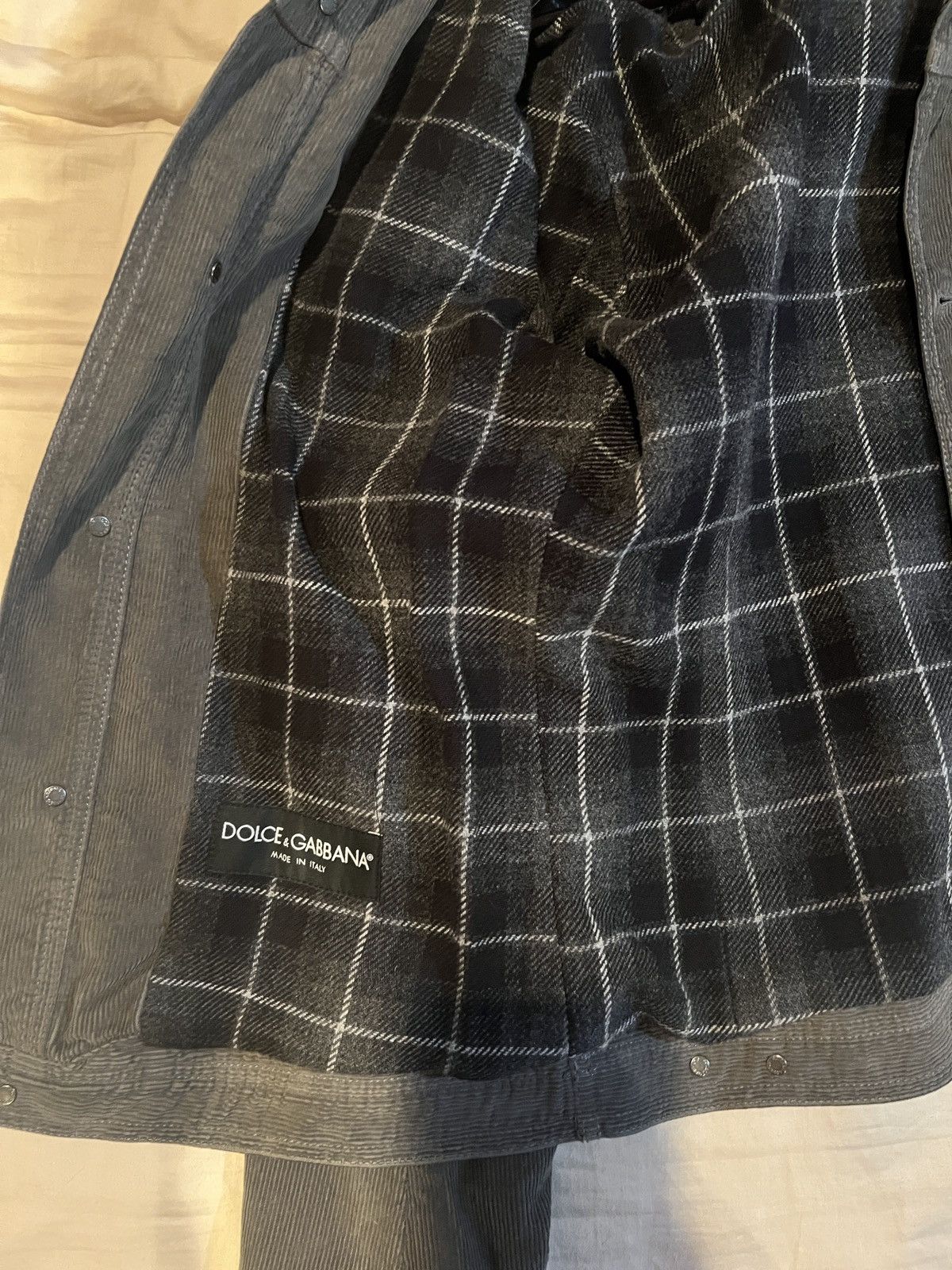 Dolce & Gabbana Corduroy Dolce & Gabbana Jacket Size US L / EU 52-54 / 3 - 6 Thumbnail