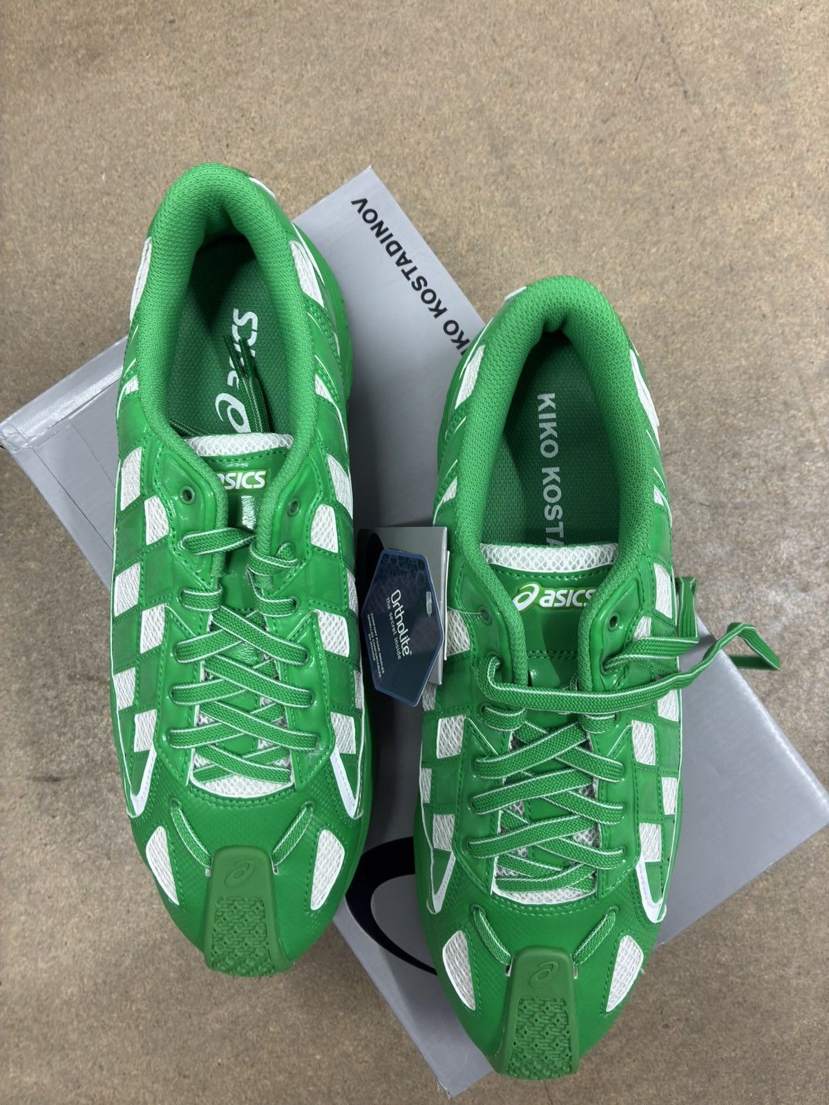 Asics × Kiko Kostadinov ASICS KIKO KOSTADINOV GEL KIRIL CILANTRO WHITE GREEN 10.5 10 Size US 10.5 / EU 43-44 - 12 Thumbnail