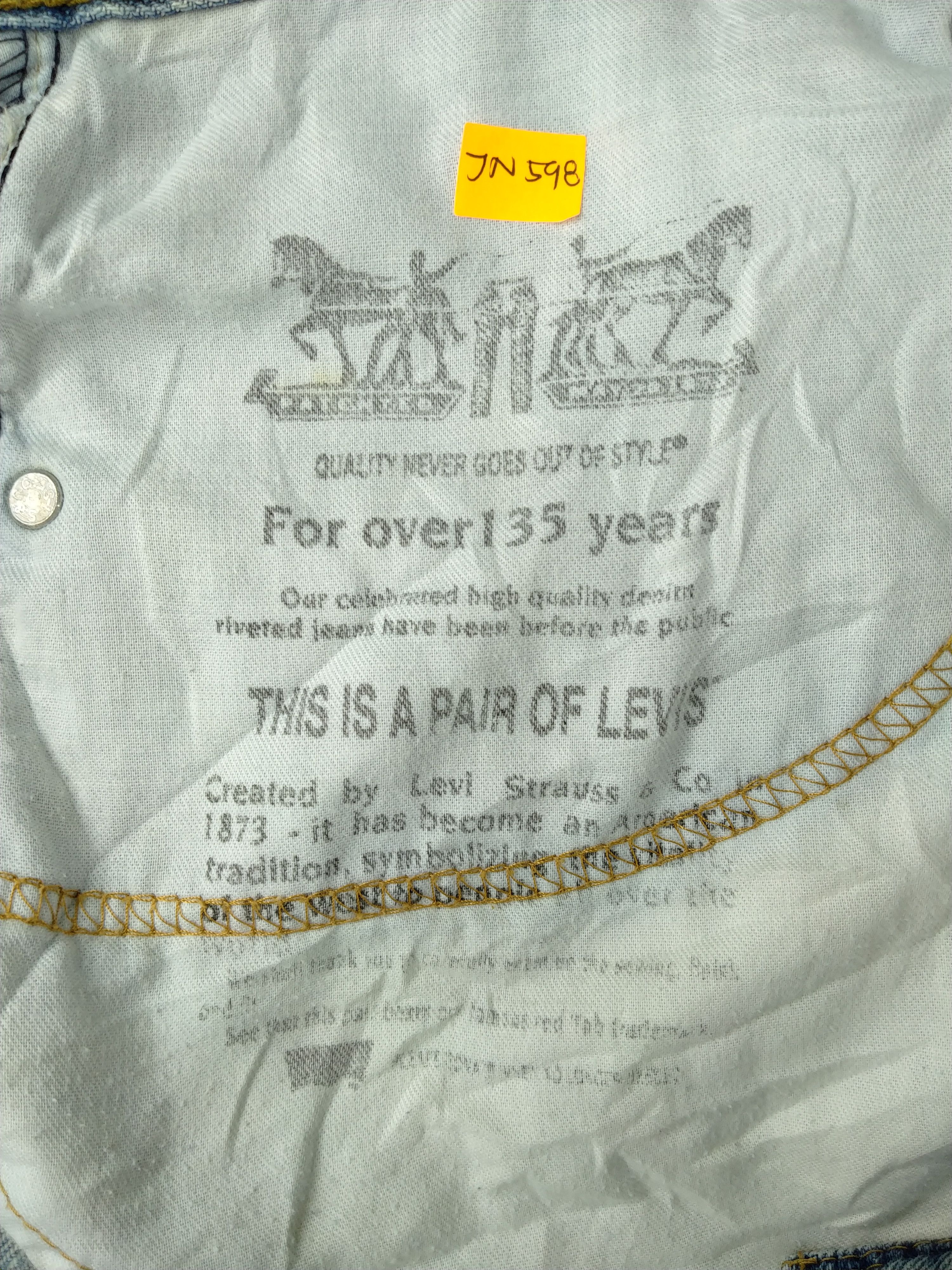 Levi's Faded Blue Vintage Levi's 505 Denim 38x33 -JN598 Size US 38 / EU 54 - 11 Thumbnail