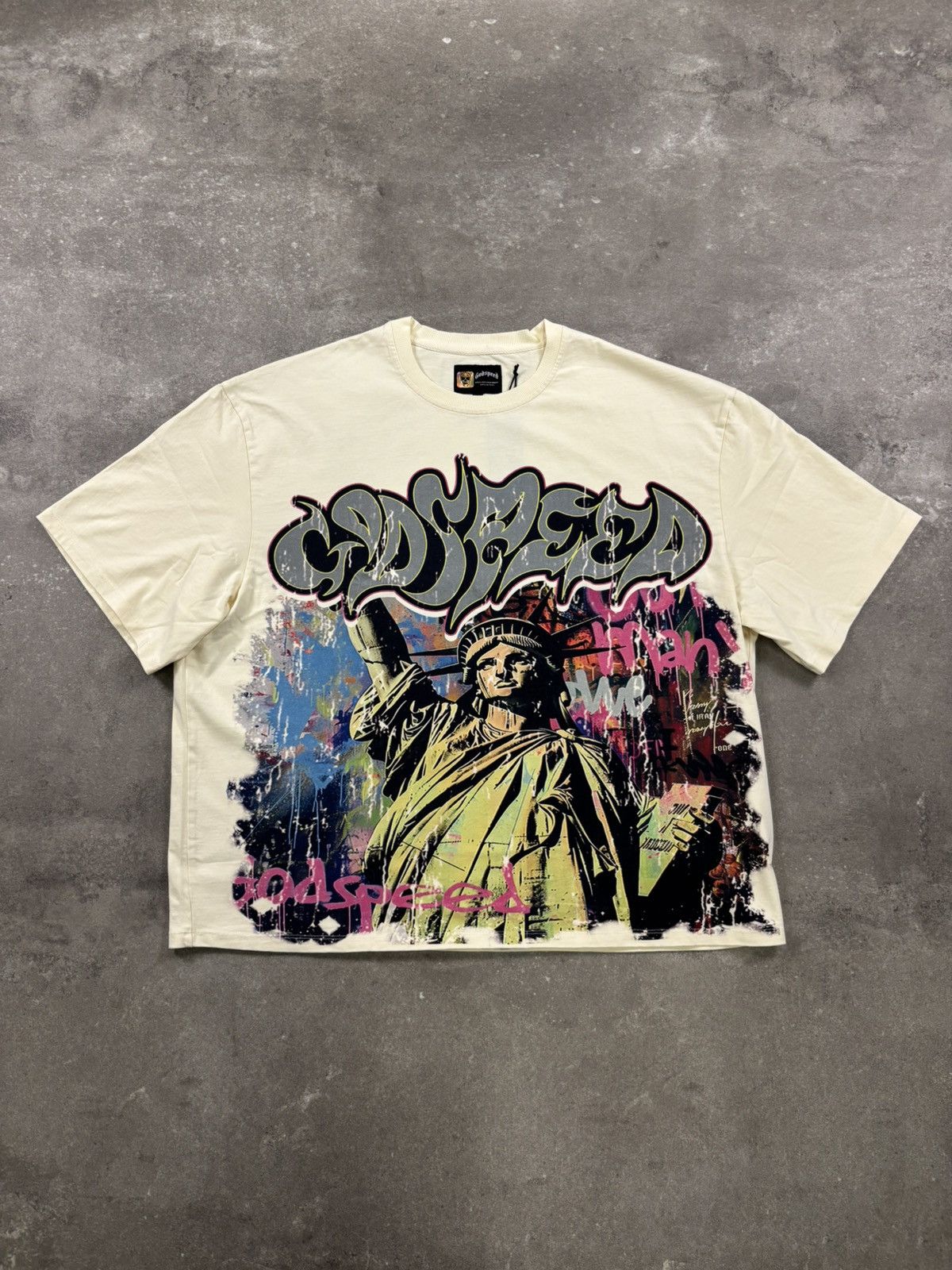 Godspeed Godspeed Vandal T-Shirt, White Size US XXL / EU 58 / 5 - 1 Thumbnail