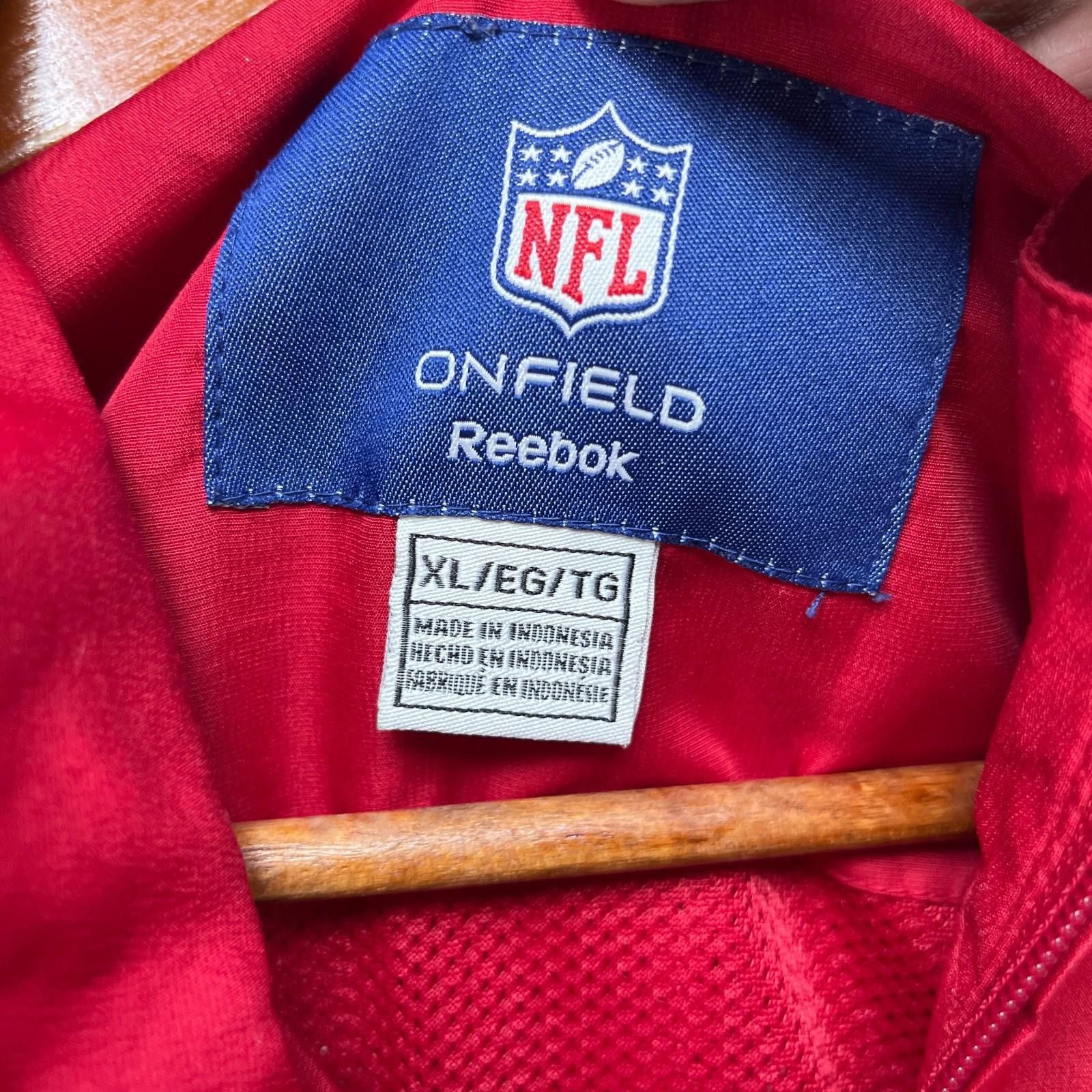 Reebok Vintage San Francisco 49ers Windbreaker Jacket XL Size ONE SIZE - 8 Thumbnail