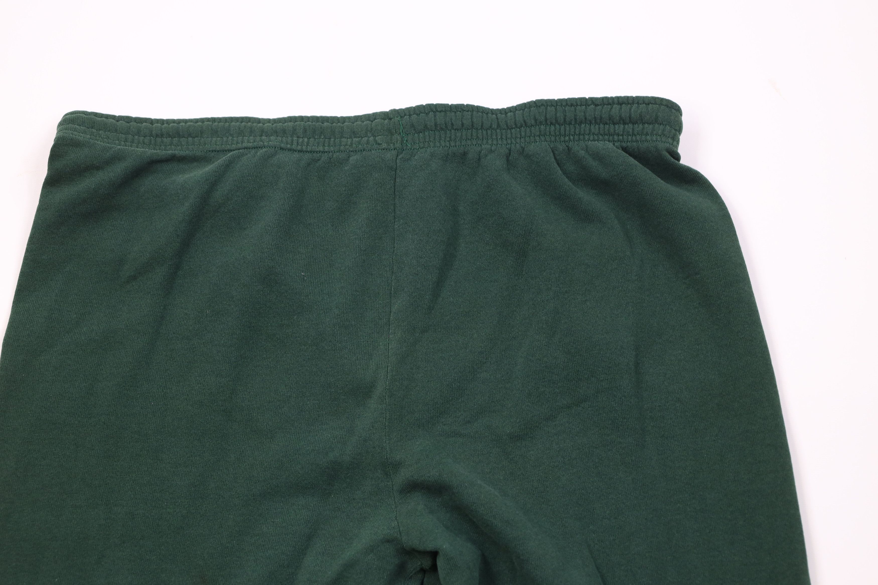 Vintage Vintage 90s Streetwear Blank Sweatpants Joggers Dark Green Size US 36 / EU 52 - 11 Thumbnail