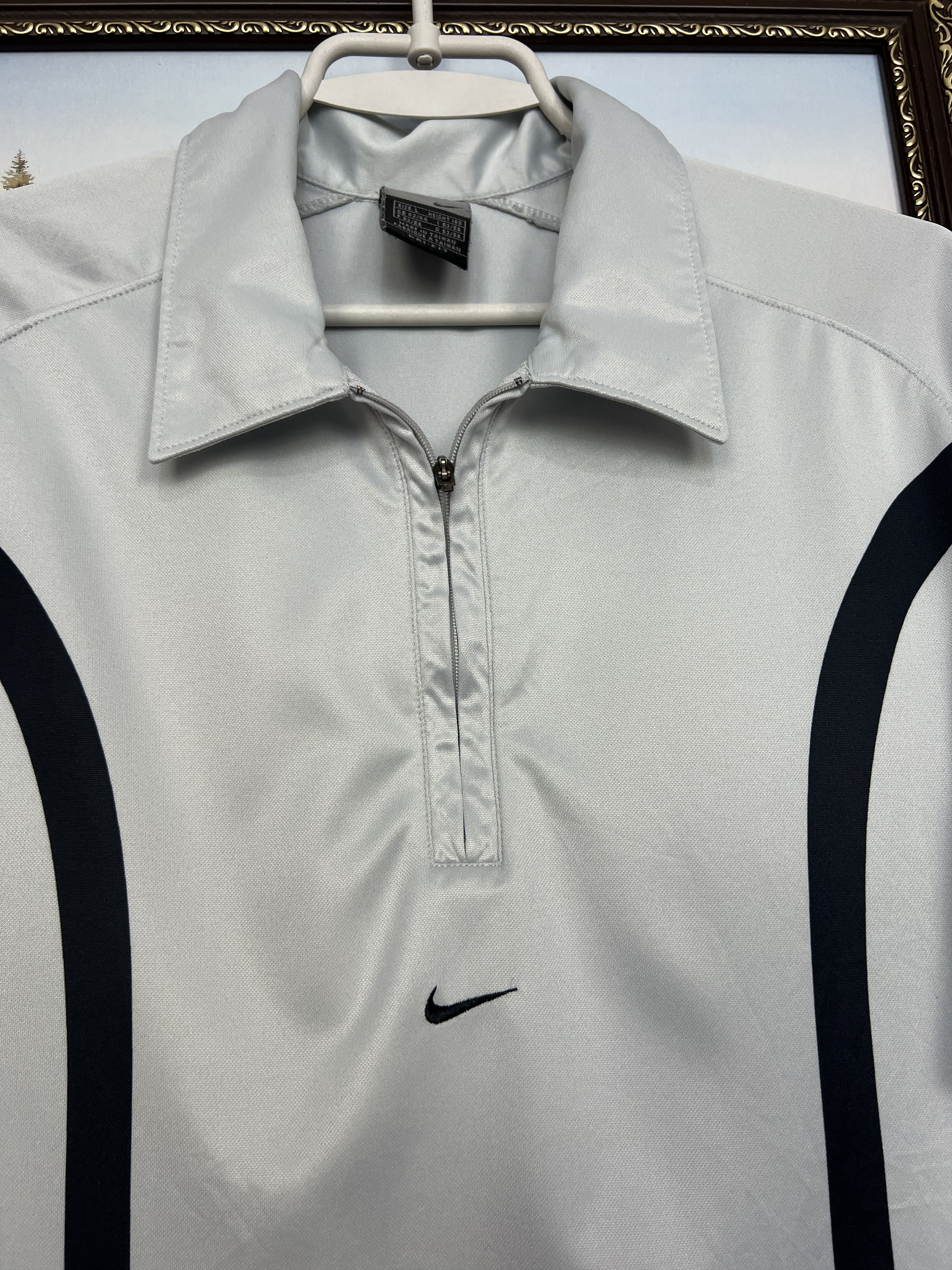 Nike Vintage Court Andre Agassi Tennis Polo Shirt Jersey Rare Size US L / EU 52-54 / 3 - 3 Thumbnail