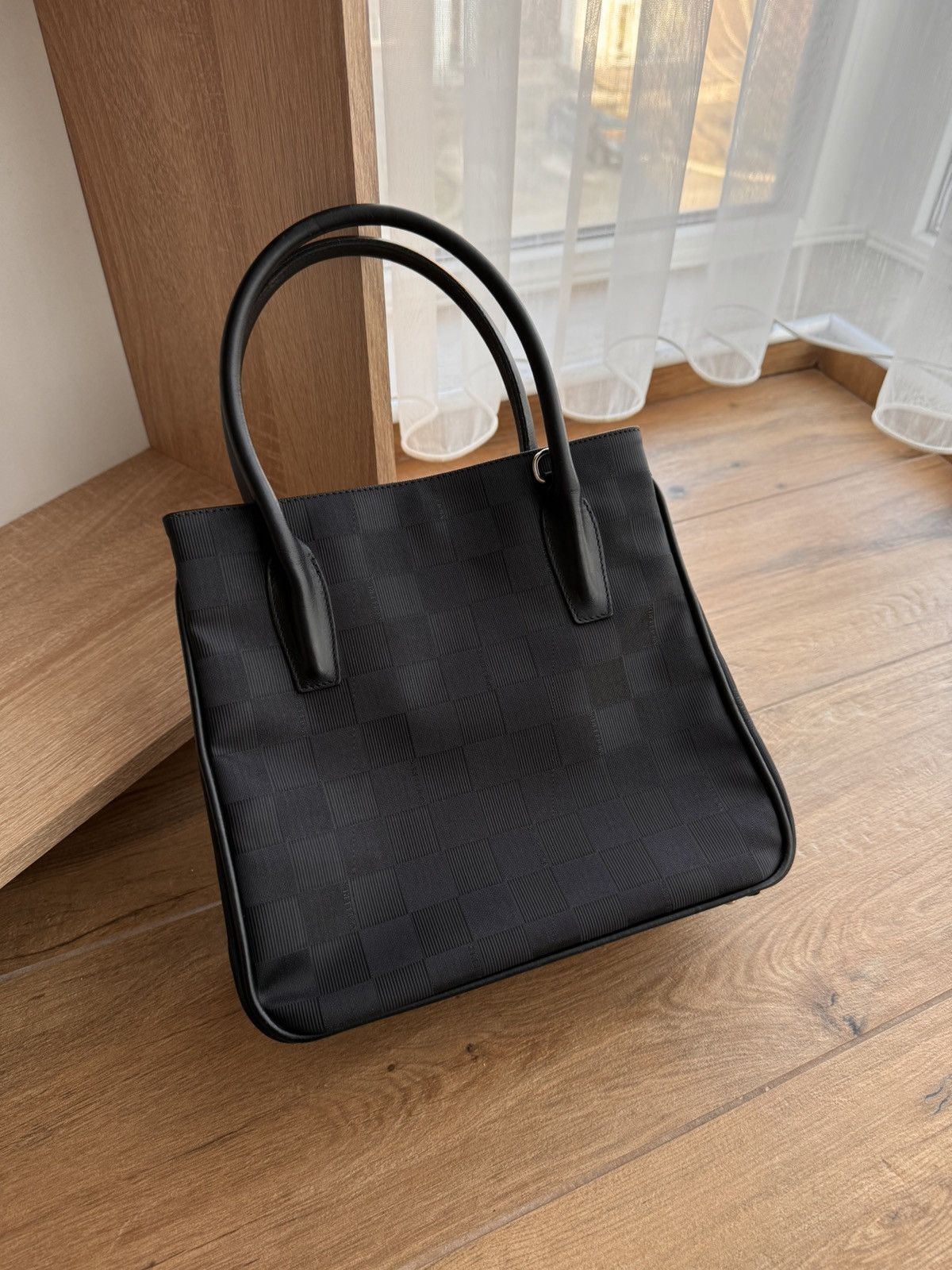 Maison Mollerus × Vintage Vintage Mollerus Swiss Monogram Black Luxury Bag Size ONE SIZE - 7 Thumbnail