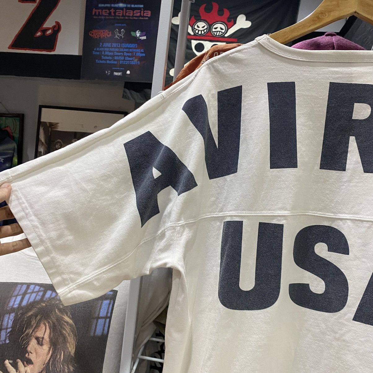 Avirex × Vintage Vintage AVIREX USA Military American Style T-Shirts Size US XL / EU 56 / 4 - 5 Thumbnail