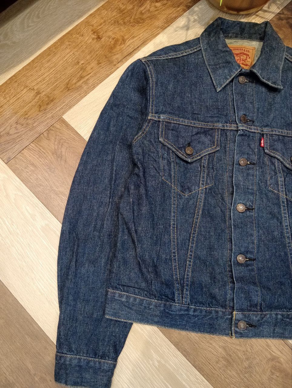 Levi's Vintage Clothing LEVI'S VINTAGE 71557 CAPITAL E BLUE DENIM JACKET - SIZE 40 Size US L / EU 52-54 / 3 - 5 Thumbnail