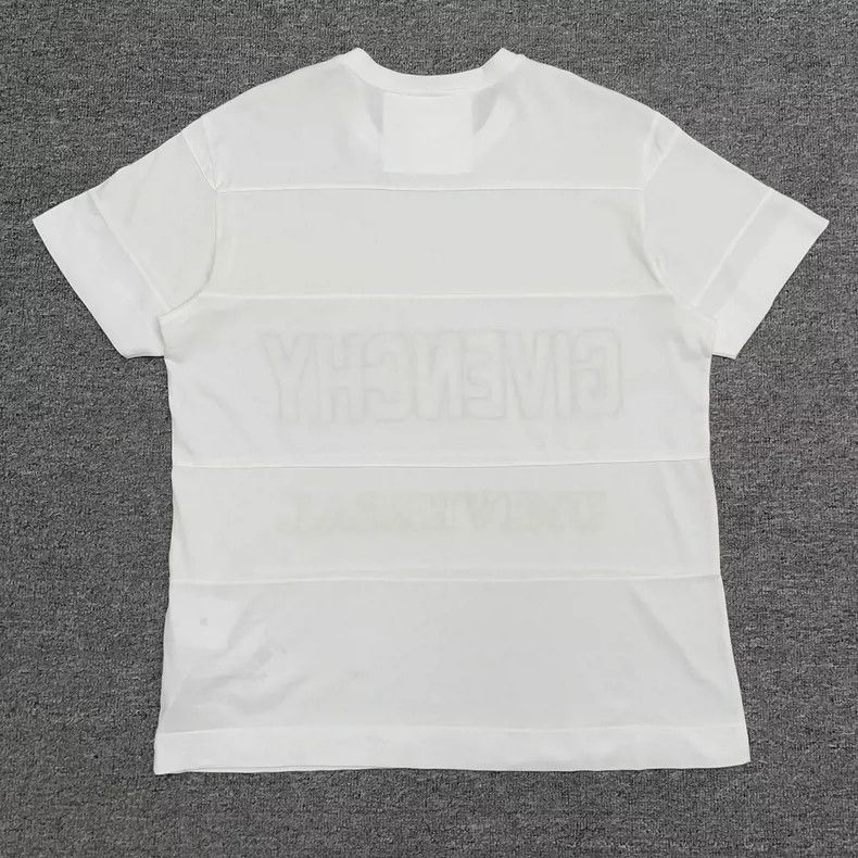 Givenchy Givenchy Gold Thread Embroidery White Short Sleeve Size US M / EU 48-50 / 2 - 2 Thumbnail