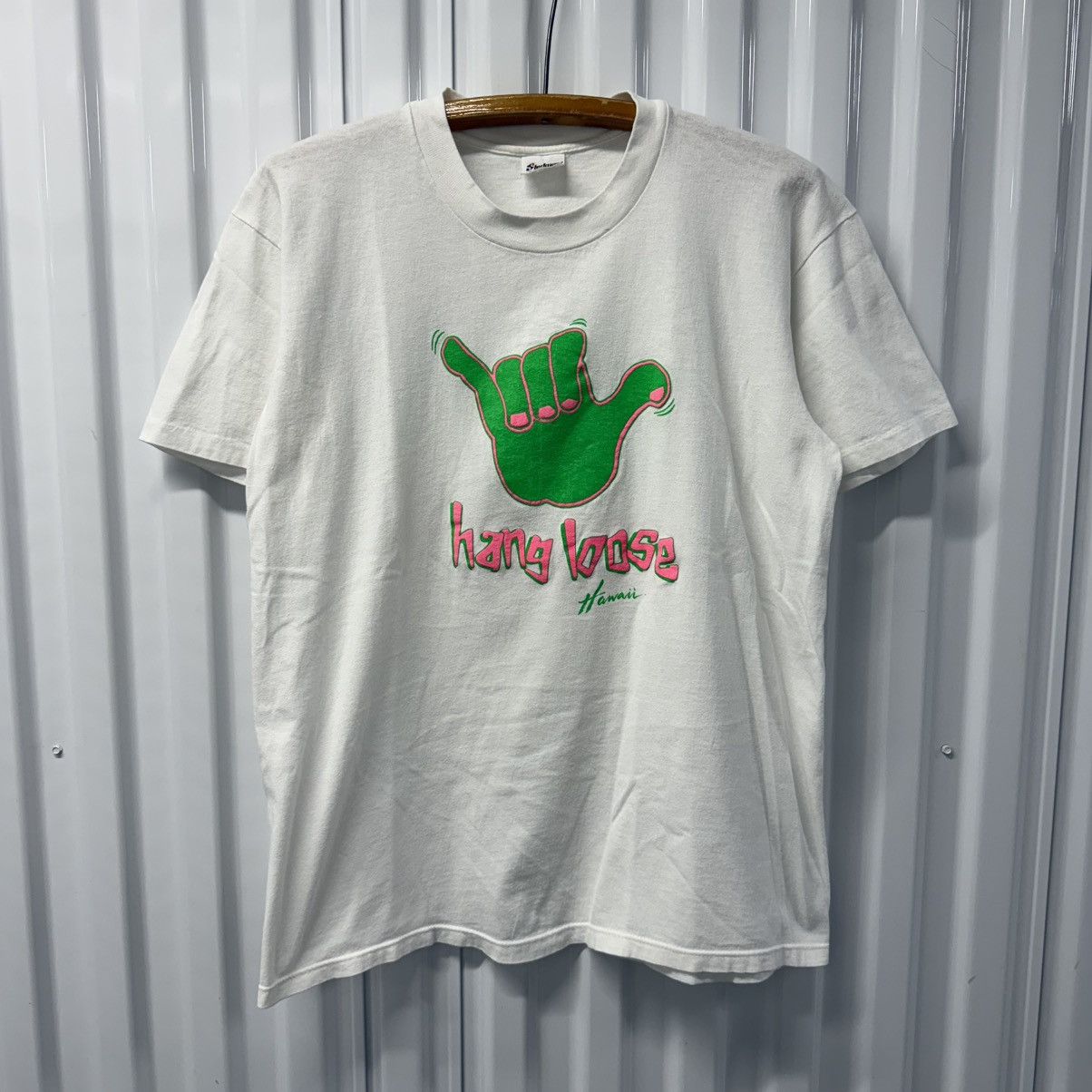 Japanese Brand × Vintage RARE Vintage Hang Loose Surfing Hawaii Tee Size US L / EU 52-54 / 3 - 2 Thumbnail
