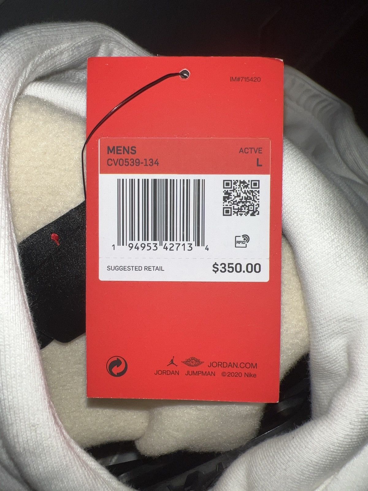 Jordan Brand × Off-White OFF WHITE x Jordan hoodie SS21 Size US L / EU 52-54 / 3 - 6 Thumbnail