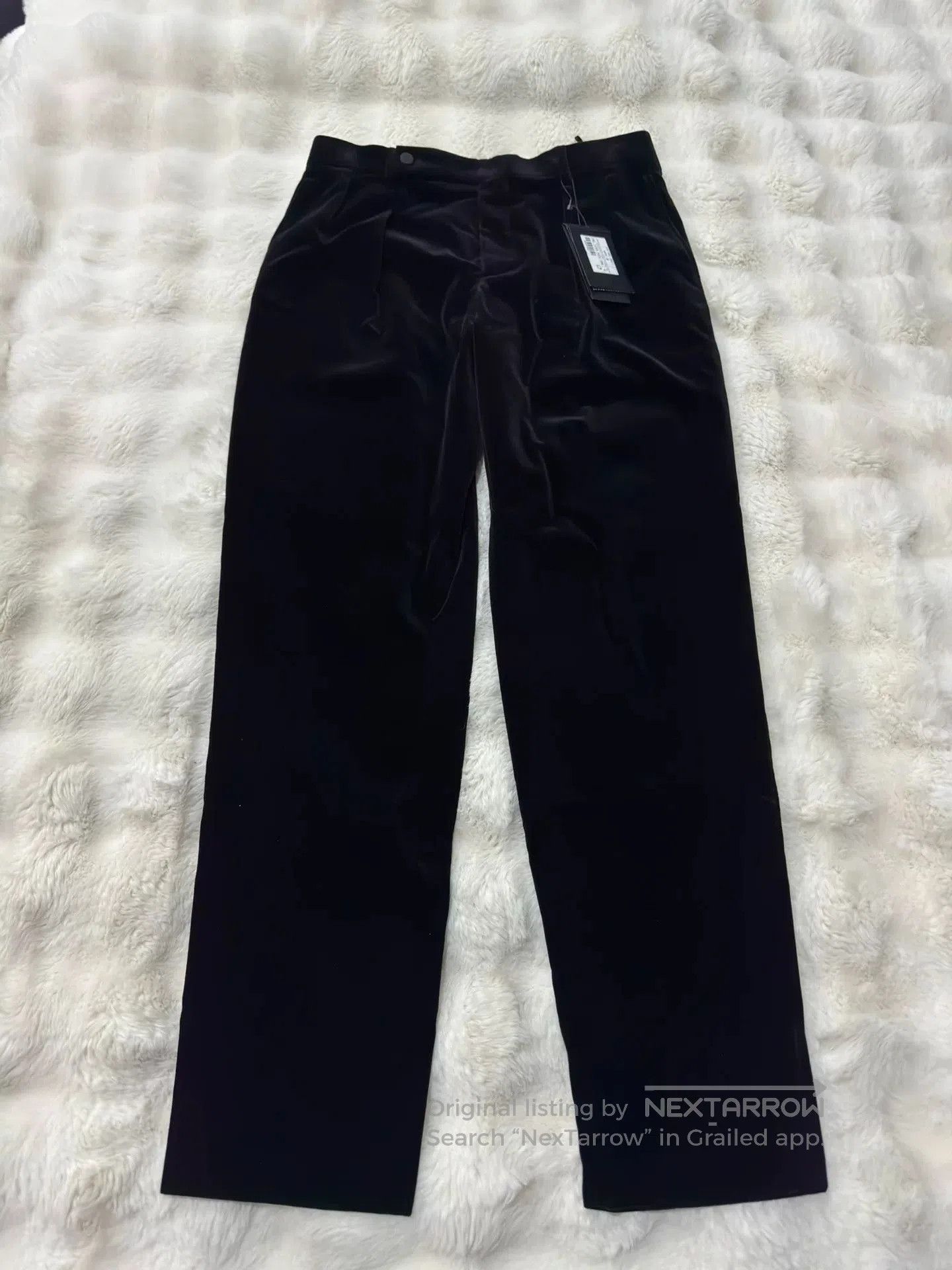 Saint Laurent Paris Saint Laurent Men's Slim Velvet Trousers. Size US 30 / EU 46 - 1 Thumbnail
