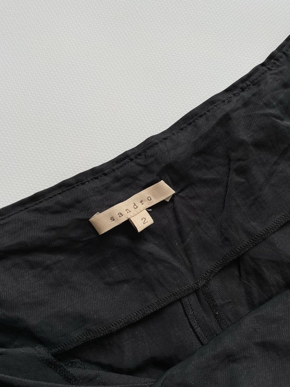 Sandro Sandro Paris woomens nylon skirt size 2 Size 26" / US 2 / IT 38 - 3 Thumbnail
