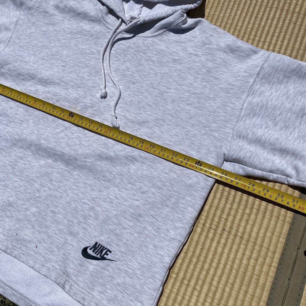 Japanese Brand × Nike × Vintage Vtg 80s Nike Baggy Embroidered Hoodie Made in USA GREY TAG Size US XL / EU 56 / 4 - 2 Thumbnail