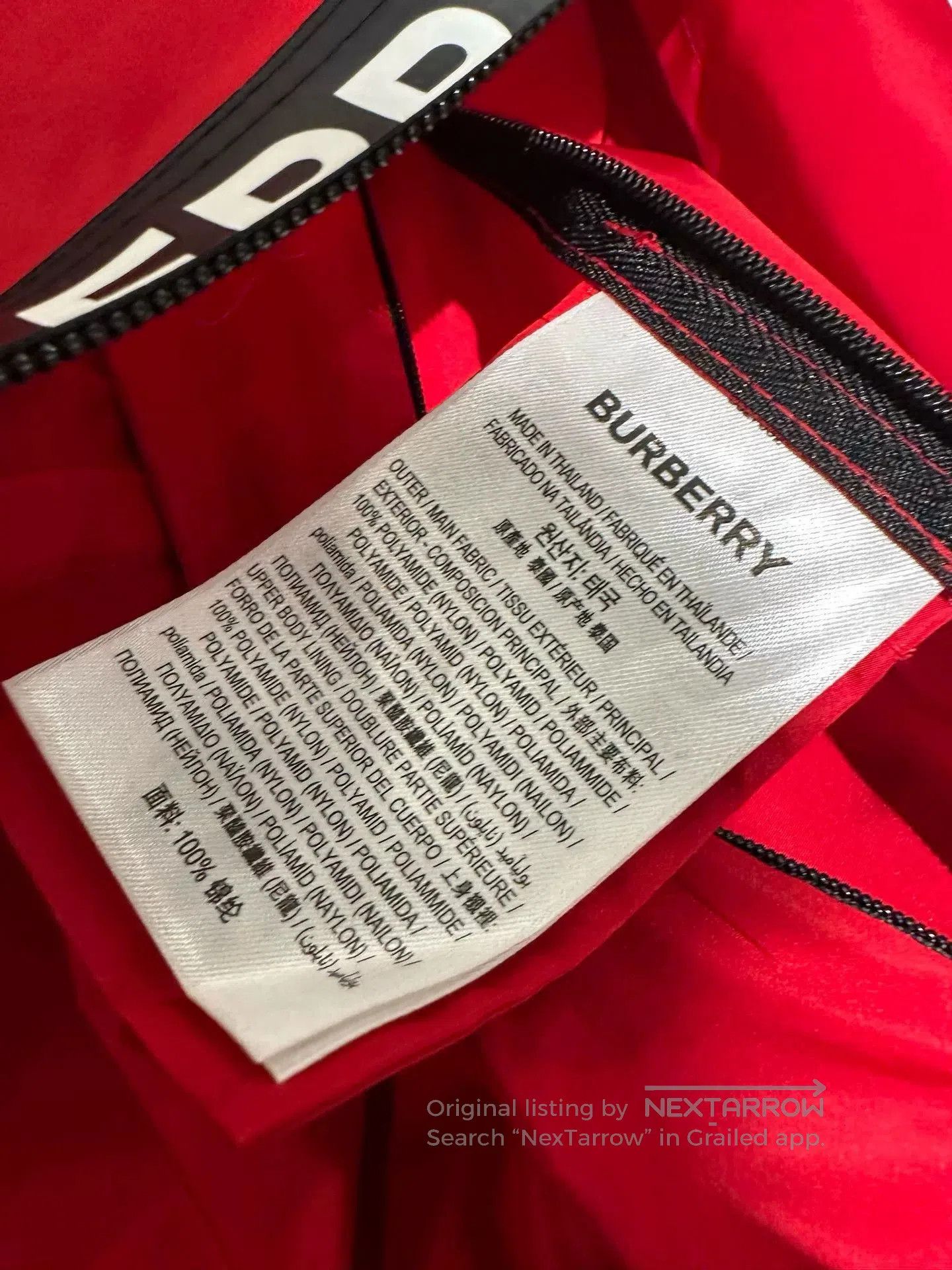 Burberry Burberry Red Sun Protection Jacket. Size US L / EU 52-54 / 3 - 5 Thumbnail