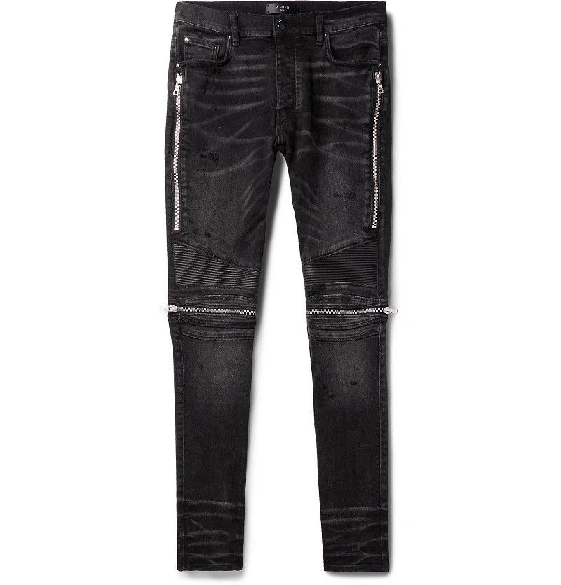 image of Amiri Mx2 Biker Jeans in Black, Men's (Size 31)