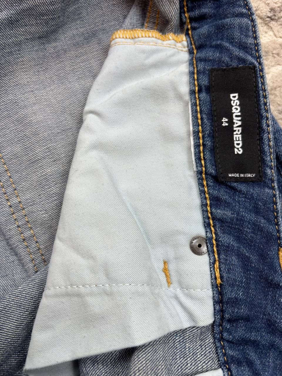 Dsquared2 DSQUARED2 Distressed Slim Jeans - Made in Italy - Size 44 Size US 34 / EU 50 - 6 Thumbnail