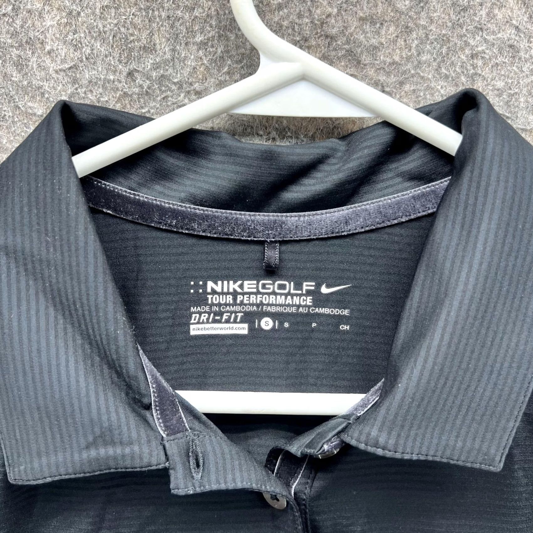 Nike Nike Golf Dri-FIT Polo Shirt Womens Small Black Long Sleeve Tour Performance Shirt Size S / US 4 / IT 40 - 2 Thumbnail