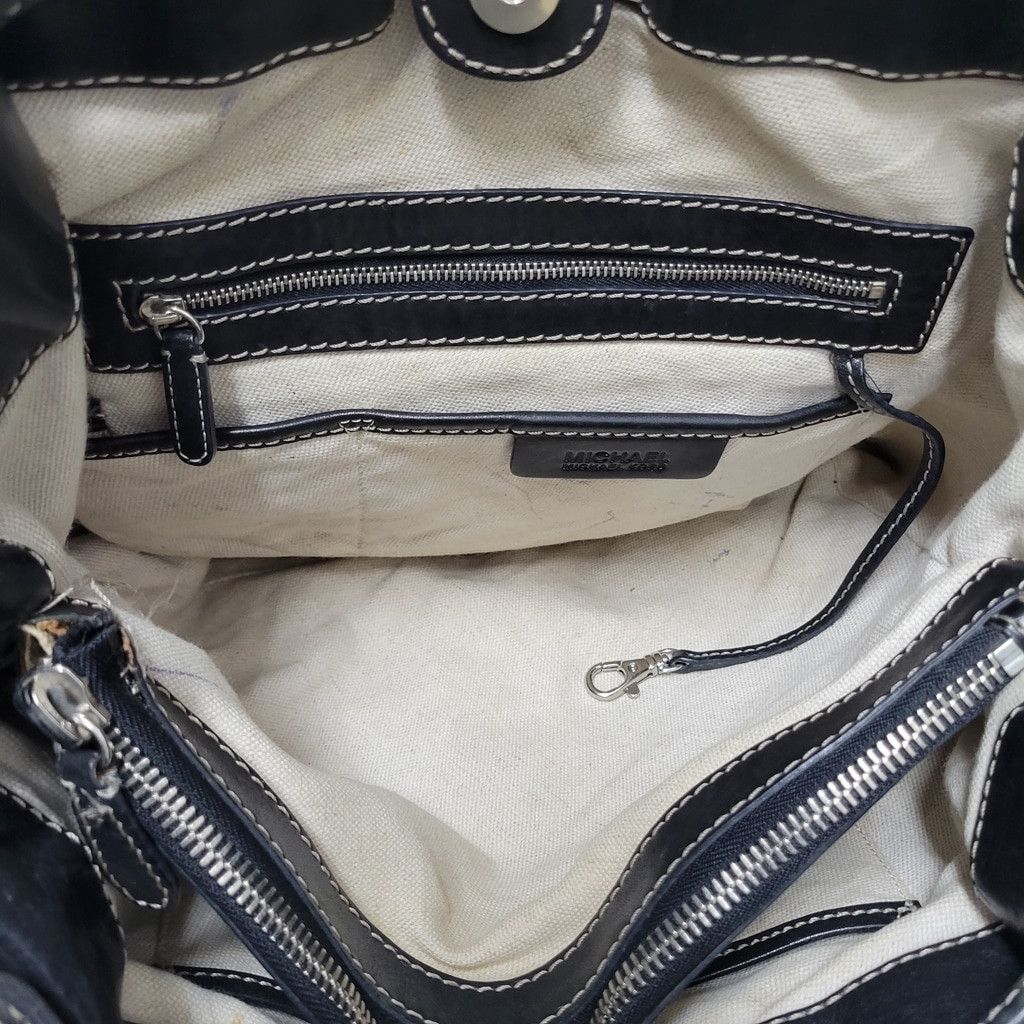 Michael Kors Michael Kors Women's Drawstring Black Shoulder Satchel Bag Size ONE SIZE - 14 Thumbnail