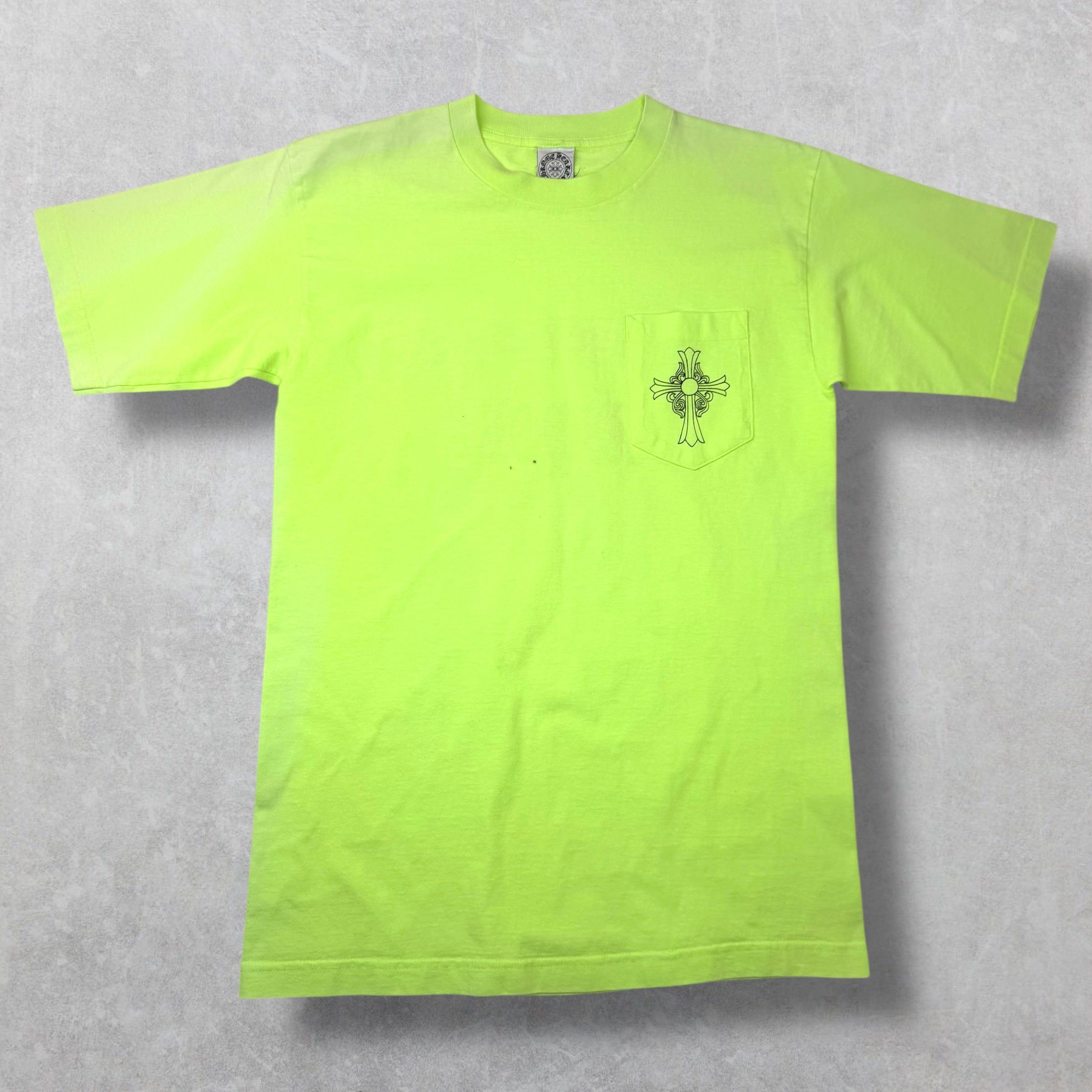 Chrome Hearts Vintage Chrome Hearts NYC Scroll Logo Tee Neon M Size US M / EU 48-50 / 2 - 2 Thumbnail