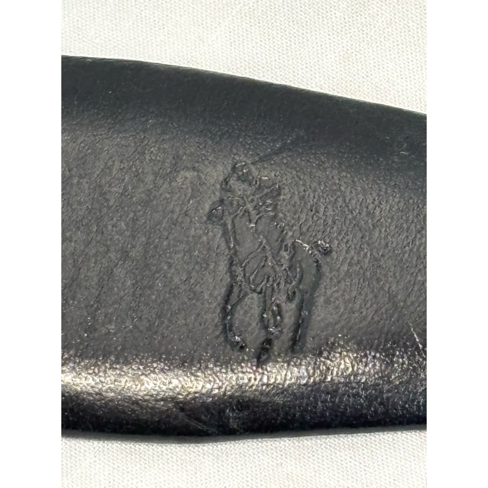 Polo Ralph Lauren Polo Ralph Lauren Belt Men Black Leather 38/95 Buckle Pony Embossed, Dress Belt, Adjustable, Brass Hardware Size US M / EU 48-50 / 2 - 4 Thumbnail