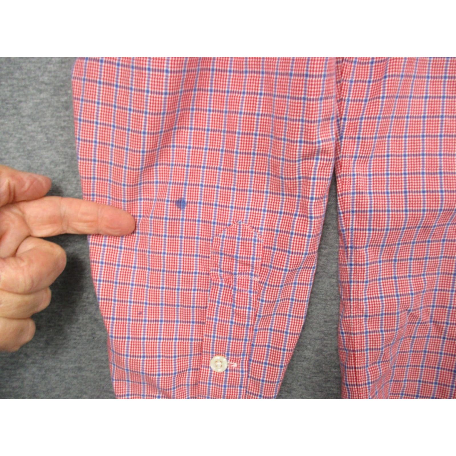 Ralph Lauren Ralph Lauren Blake Shirt Medium Men Red Plaid Two Ply Cotton Blue Pony Shirt Button-Up Chest 50 in Regular Mens Size US M / EU 48-50 / 2 - 7 Thumbnail