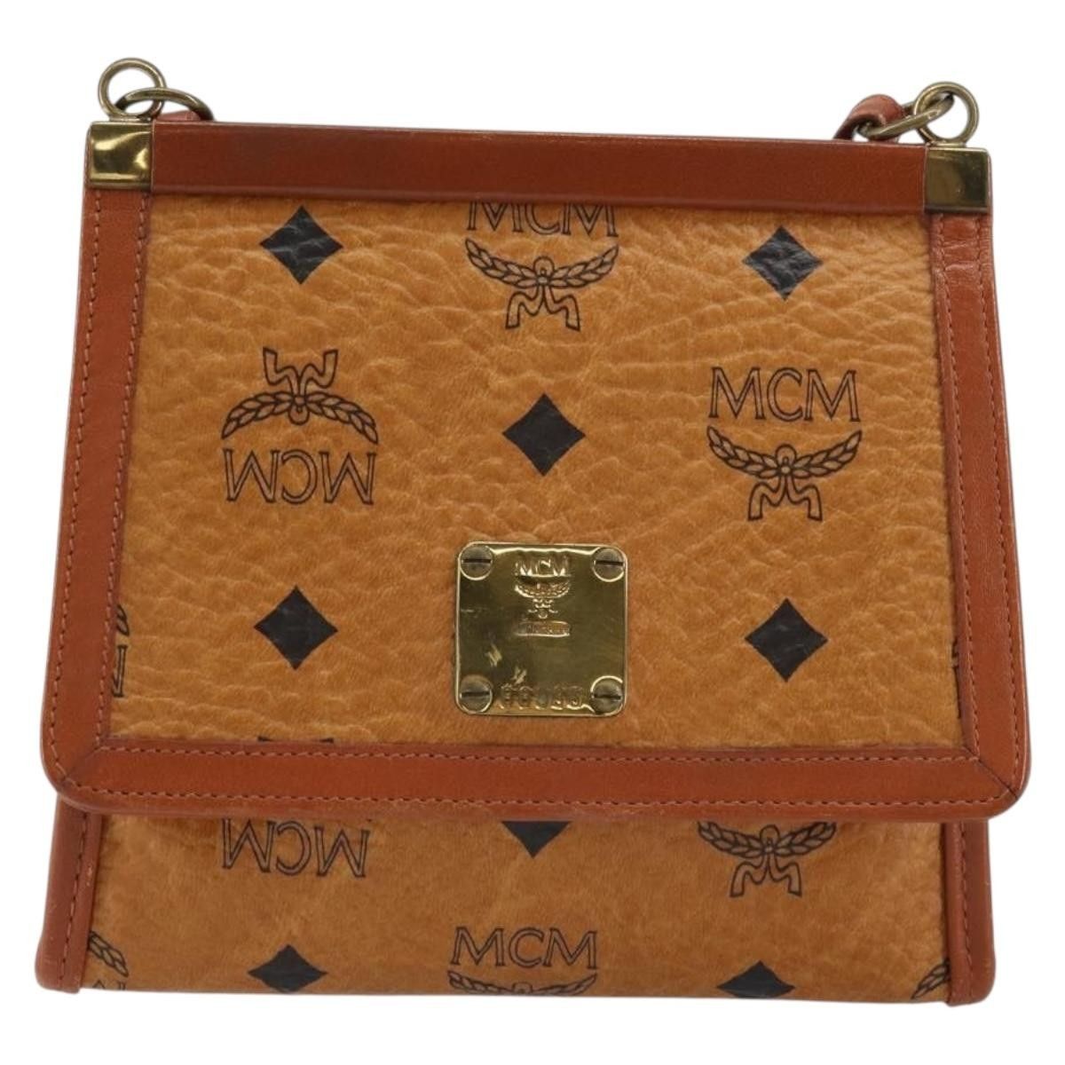 MCM MCM Visetos Shoulder bag Canvas and Leather Size ONE SIZE - 1 Thumbnail