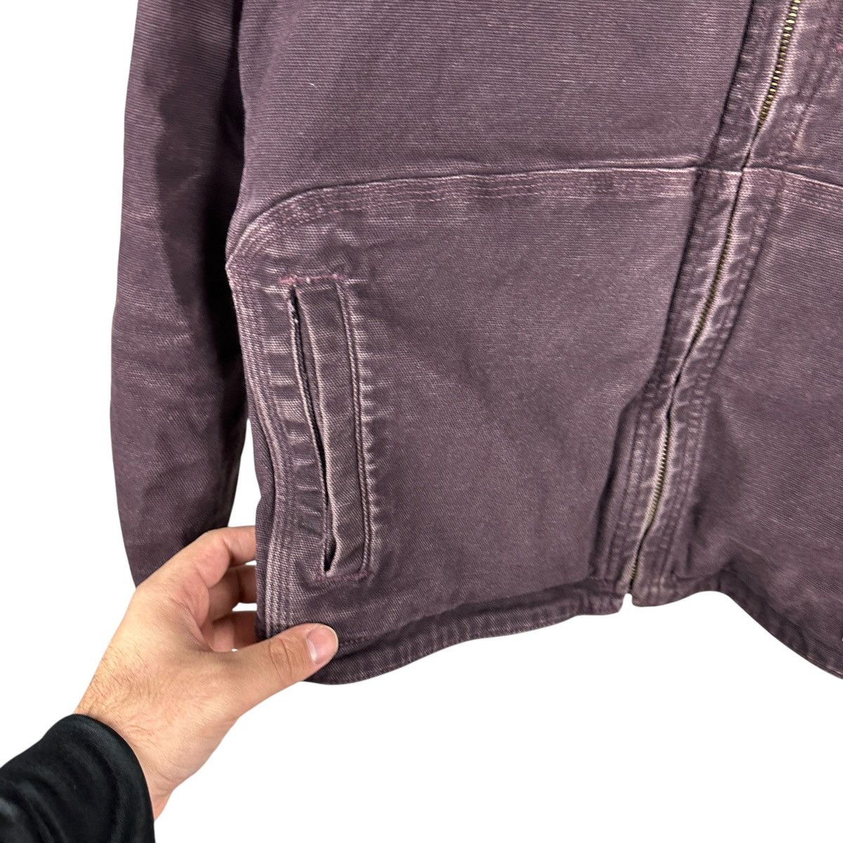 Carhartt × Vintage Vintage Y2K Women’s Carhartt Sherpa Lined Jacket Size S / US 4 / IT 40 - 7 Thumbnail