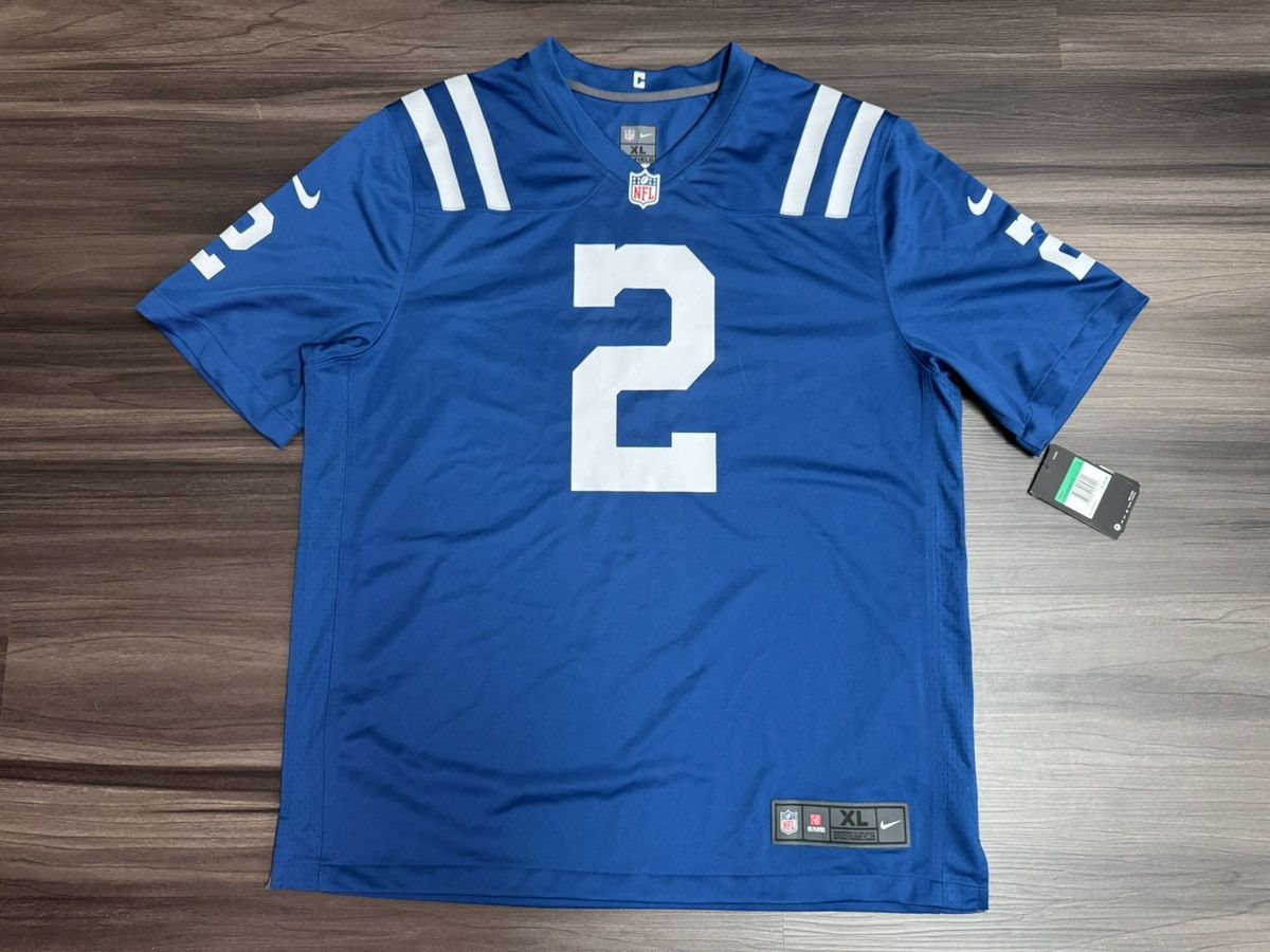 Nike Indianapolis Colts Carson Wentz #2 NFL On Field Jersey Size US XL / EU 56 / 4 - 1 Thumbnail