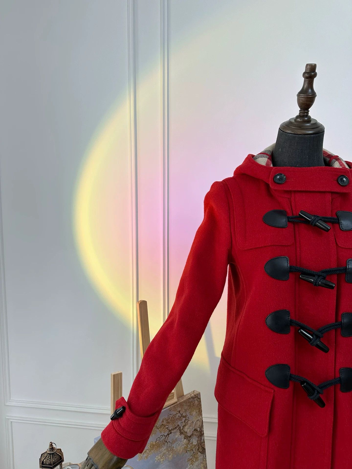Burberry Burberry plain single-breasted hooded red Wmns UK6 Size M / US 6-8 / IT 42-44 - 6 Thumbnail