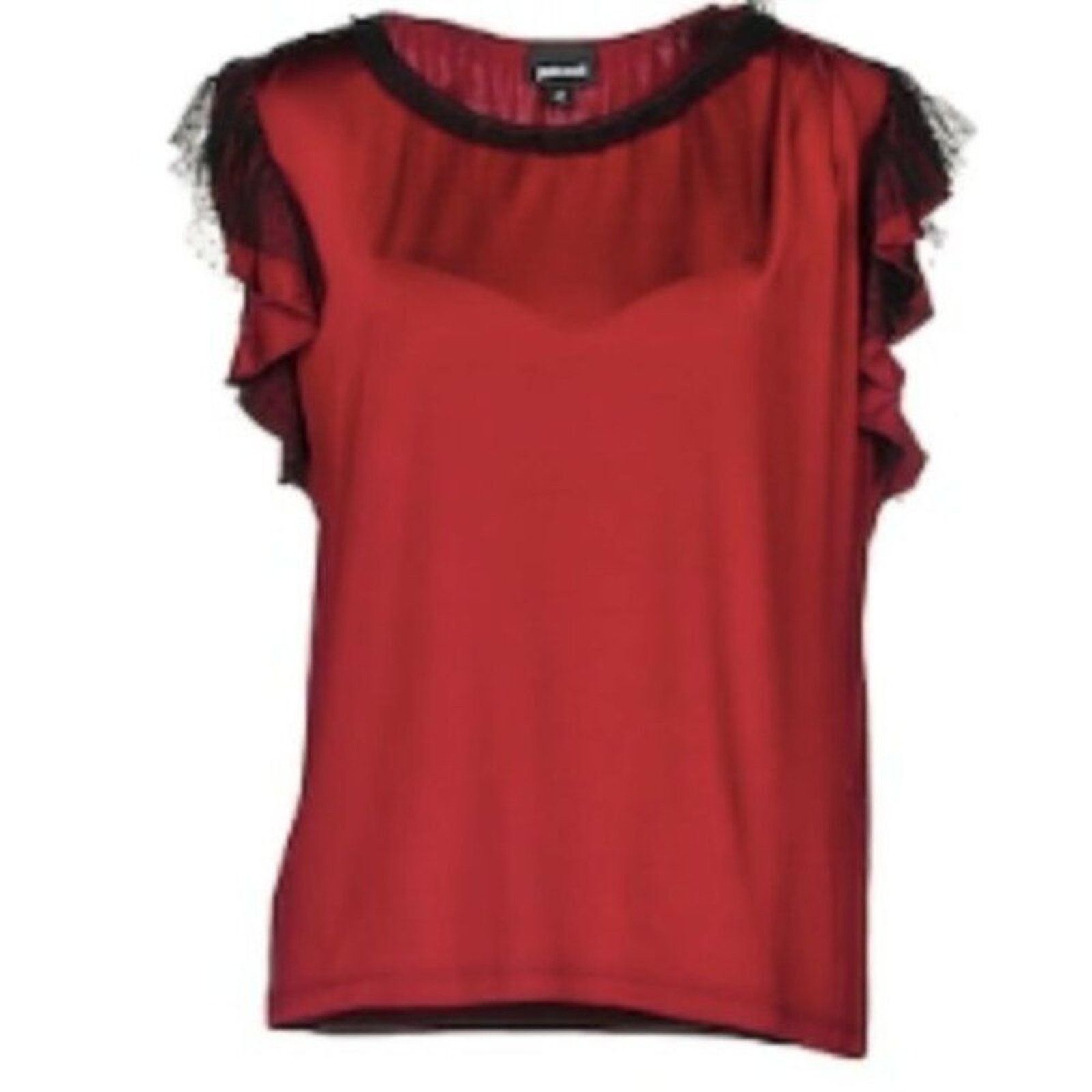 Just Cavalli sleeveless blouse Red size 8