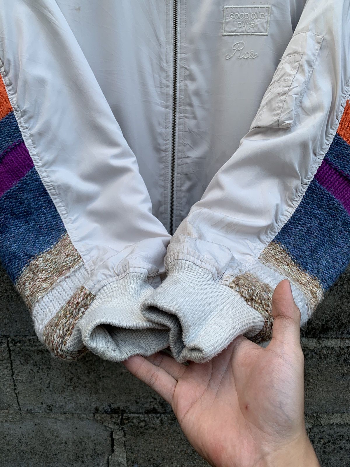 Vintage Vintage Rodeo Crown Knit Bomber Jacket Size US L / EU 52-54 / 3 - 7 Thumbnail