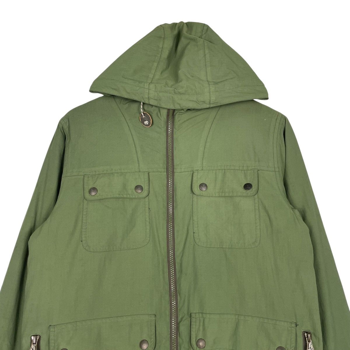 Other × Quiksilver 💥QUIKSILVER DUSTER HOODUE MULTI POCKET JACKET Size US S / EU 44-46 / 1 - 2 Thumbnail