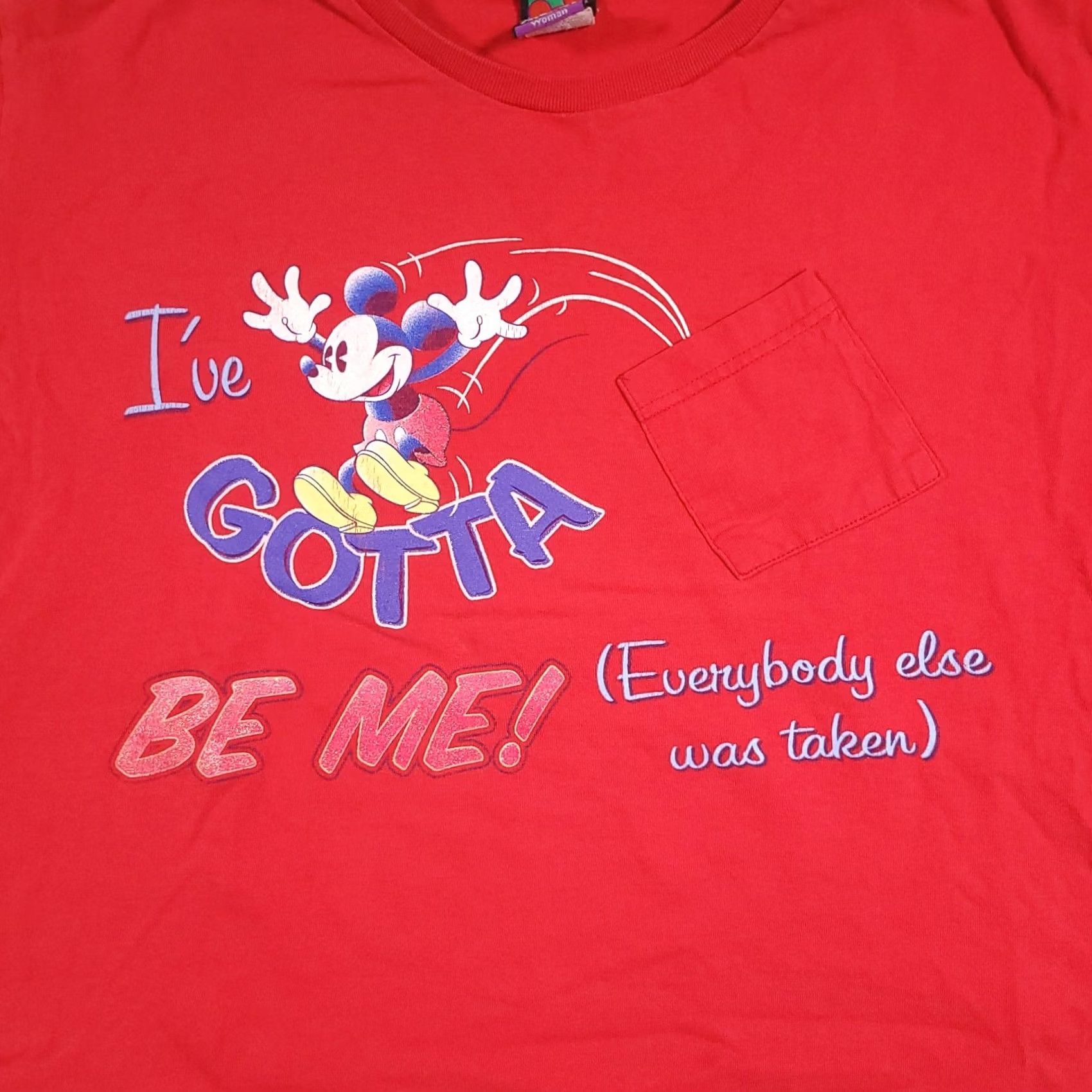 Mickey Unlimited VINTAGE Mickey Unlimited Mouse T-Shirt Womens Plus Jerry Leigh Red Size 4XL / US 24-26 - 4 Thumbnail